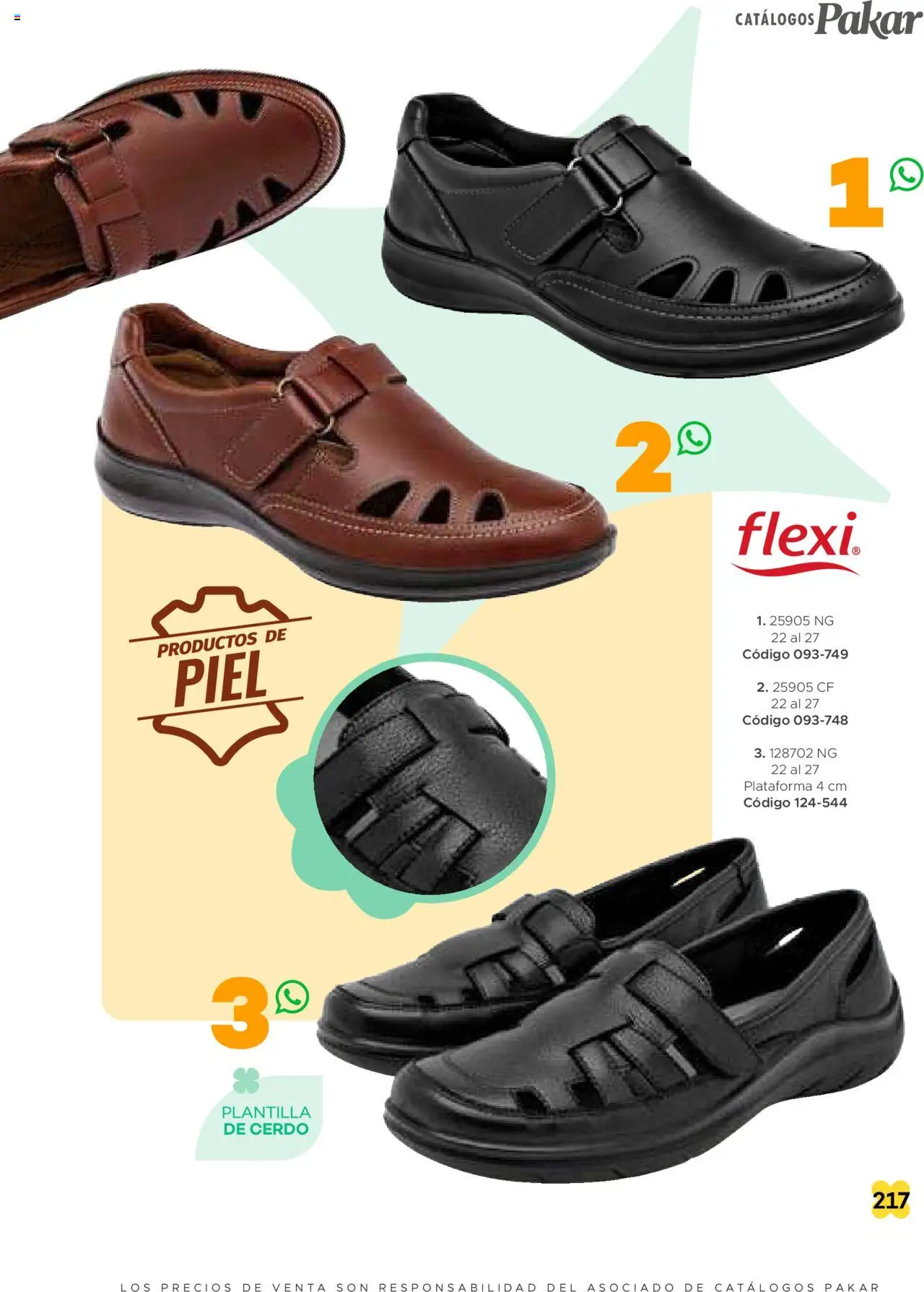 Nuevas ofertas de SC Pakar válidas en toda la República Mexicana desde el 31.01.2025. ¡Encuentra las mejores ofertas en SC Pakar catálogo Primavera Verano! | Página: 217 | Productos: Cerdo