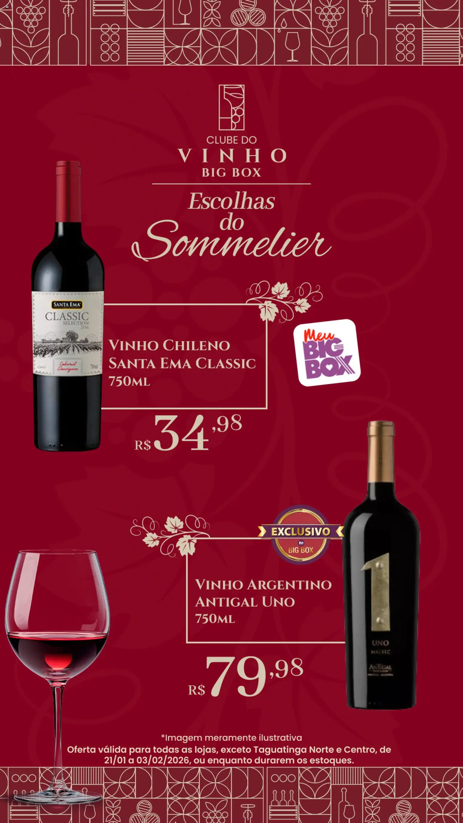 Big Box Folheto - válido de 21.01.2026 | Página: 3 | Produtos: Vinho