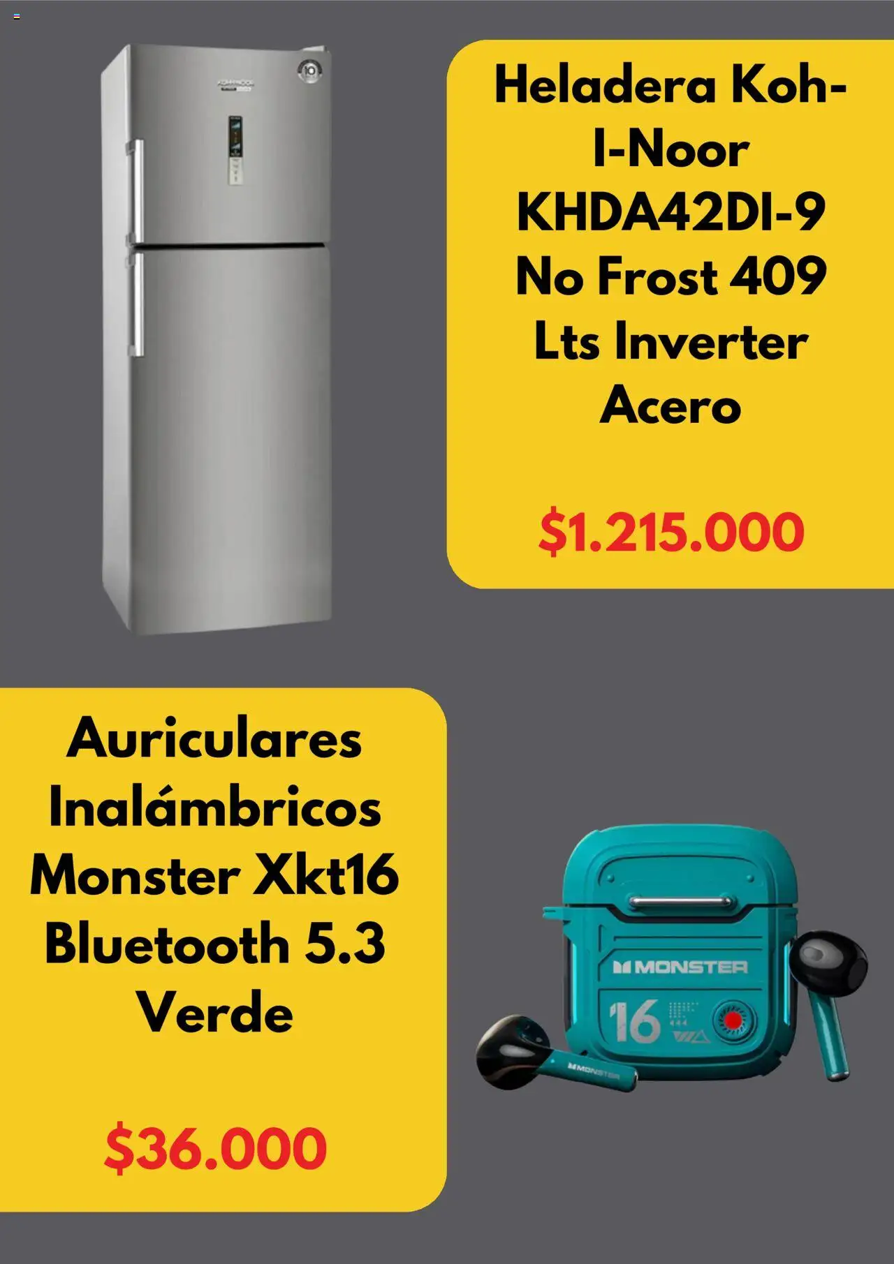 Garbarino catálogo │ válido desde el 12.08.2025 | Página: 2 | Productos: Auriculares, Heladera