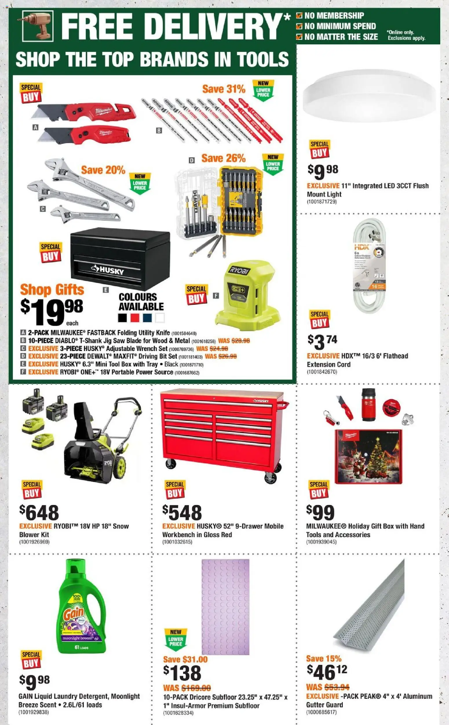 Home Depot flyer valid from 23.10.2025 | Page: 2 | Products: Box