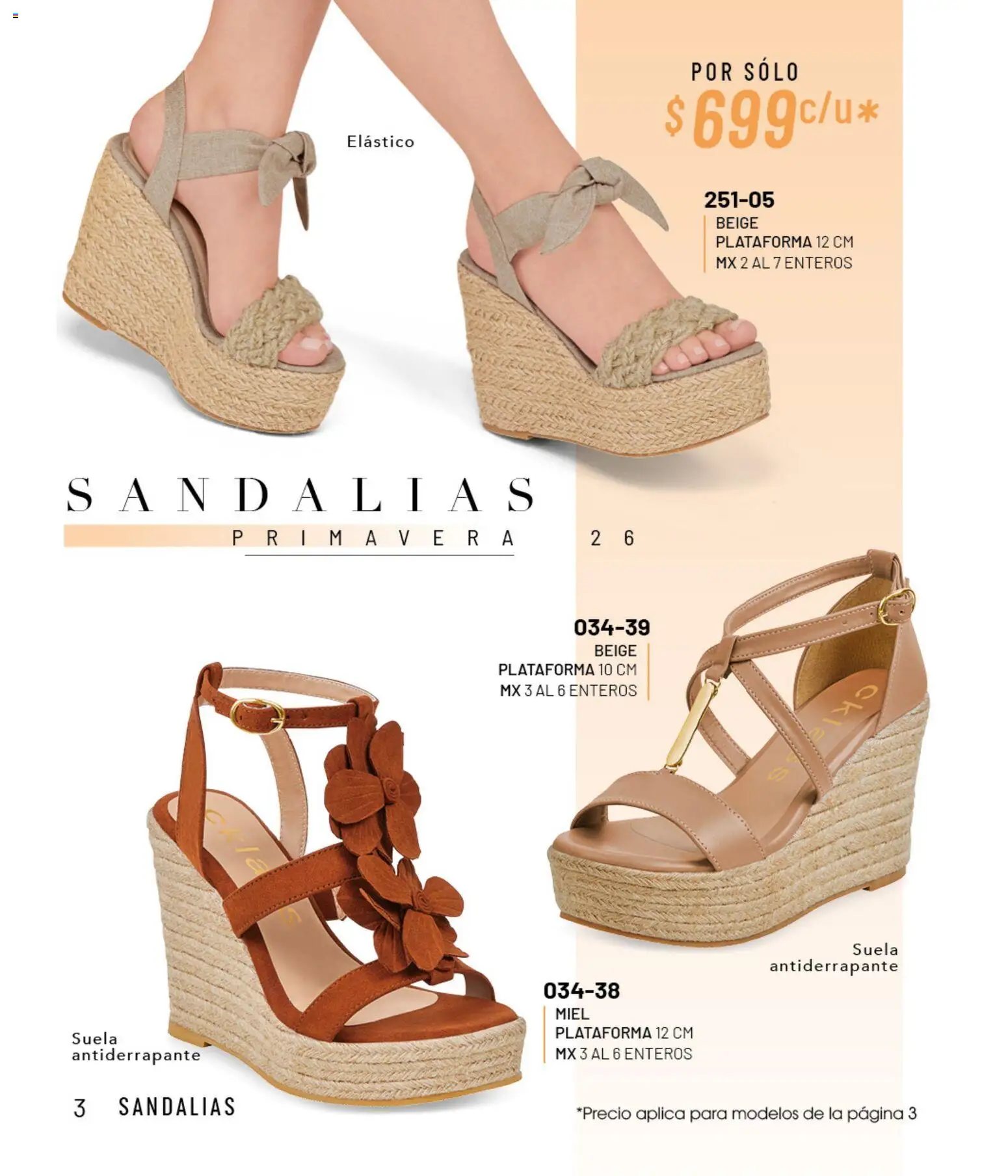 Nuevas ofertas de Cklass válidas en toda la República Mexicana desde el 02.01.2026. ¡Encuentra las mejores ofertas en Cklass catálogo Sandalias! | Página: 4 | Productos: Sandalias