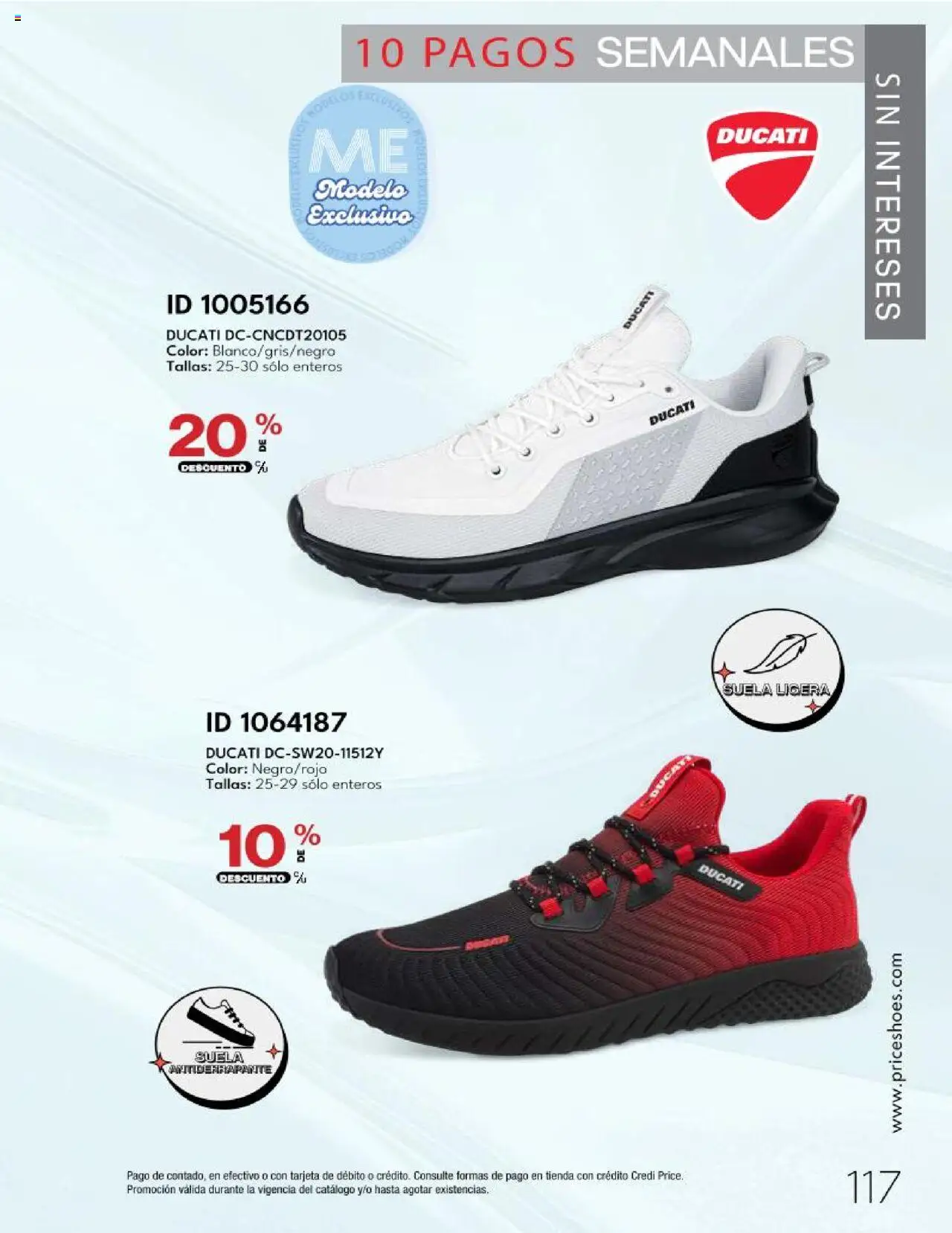 Nuevas ofertas de Price Shoes válidas en toda la República Mexicana desde el 14.10.2025. ¡Encuentra las mejores ofertas en Price Shoes - Catálogo - 10 Pagos sin Intereses! | Página: 117