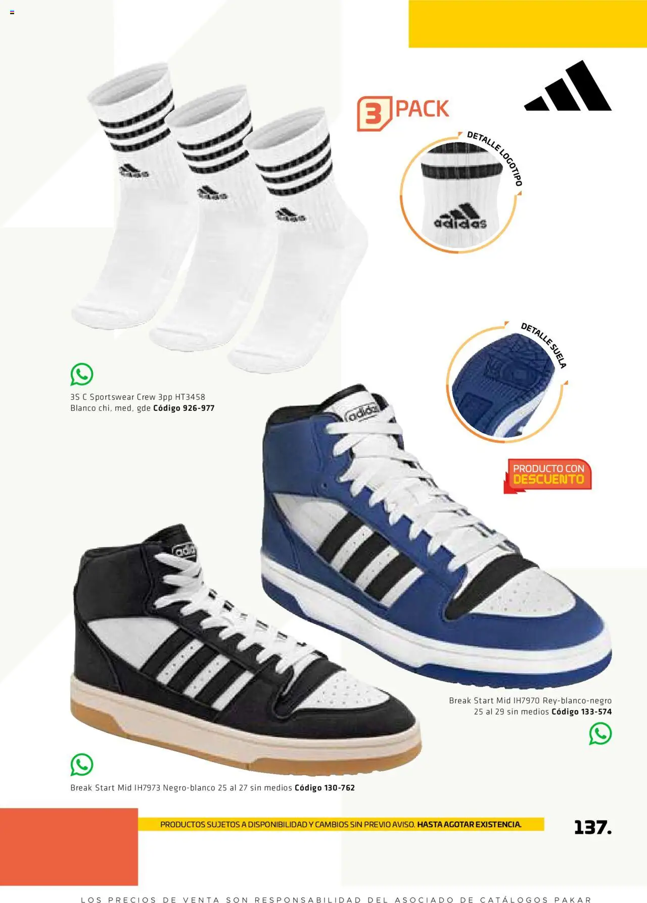 Nuevas ofertas de SC Pakar válidas en toda la República Mexicana desde el 29.08.2025. ¡Encuentra las mejores ofertas en SC Pakar - Catálogo Otoño Men Tomo 1! | Página: 137