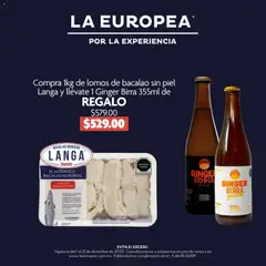 Vista previa de La Europea catálogo Bacalao Langa, nuevo folleto de la tienda, válido en México a partir del 07.12.2025