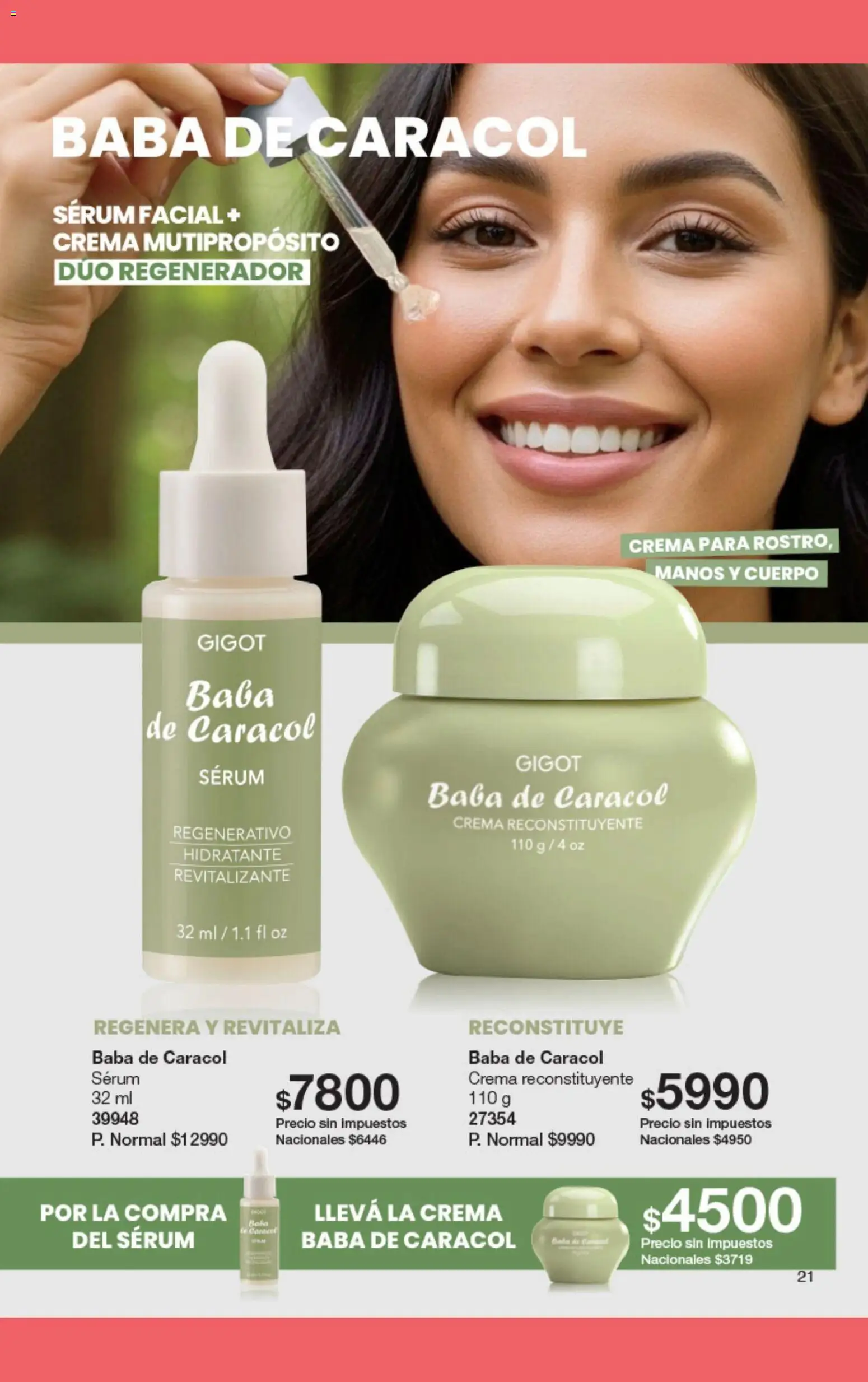 Gigot - CAMPAÑA 03 │ válido desde el 01.03.2026 | Página: 27 | Productos: Serum, Crema