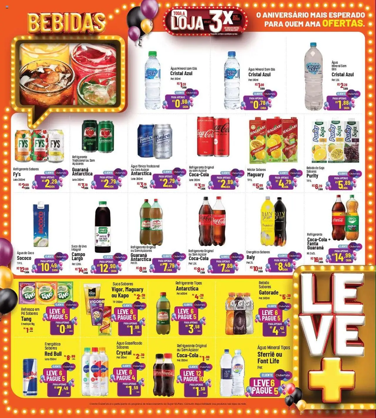 Super Muffato Folheto - válido de 25.07.2025 | Página: 10 | Produtos: Maracujá, Gatorade, Cola, Água mineral