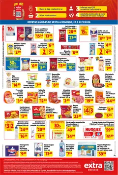 Extra - Ofertas de Mercado Fim de Semana - Pré-Visualização do folheto da loja Extra, válido de 20.02.2026 | Página: 2 | Produtos: Carne, Sabonete, Amaciante, Margarina