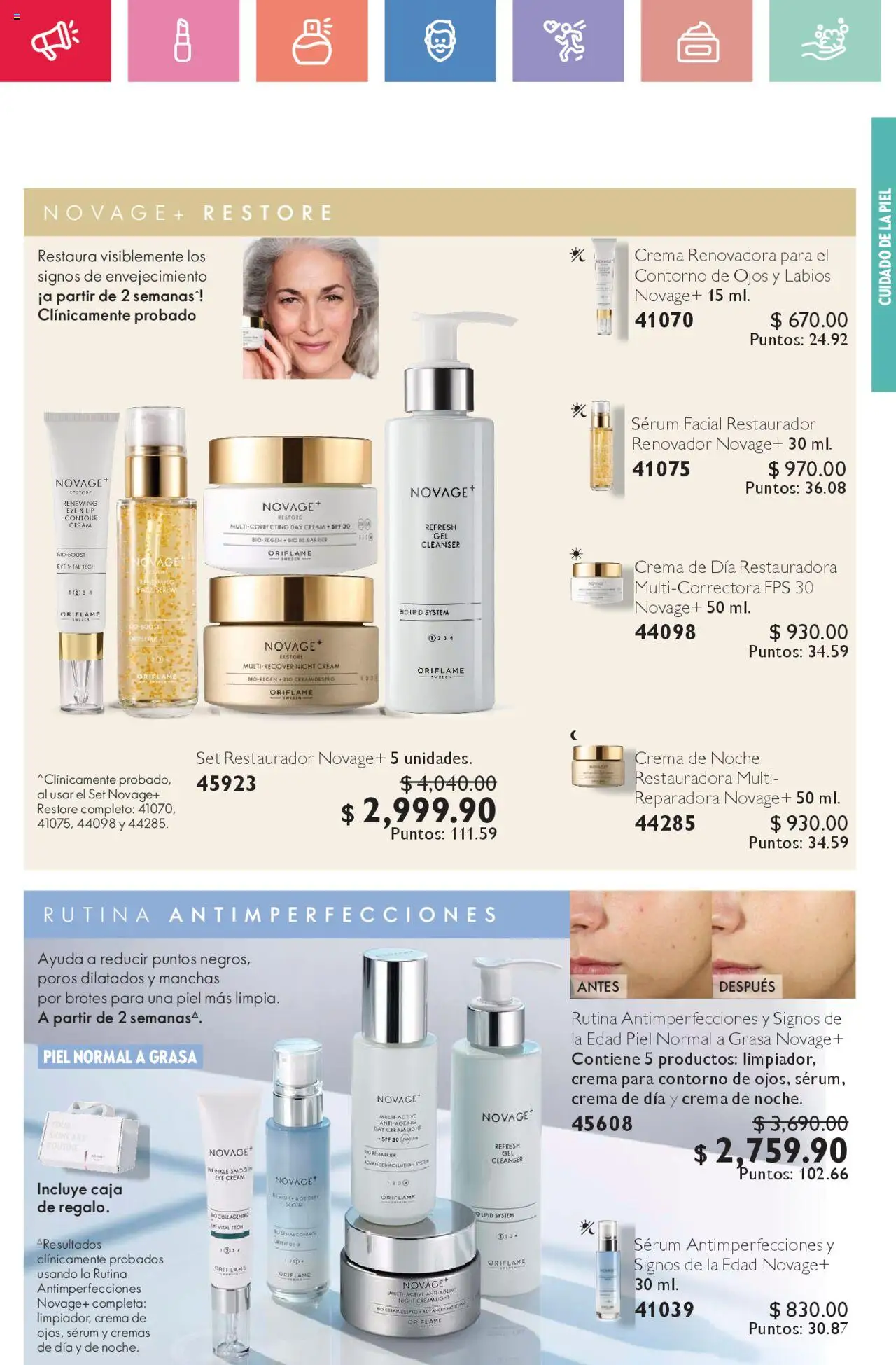 Nuevas ofertas de Oriflame válidas en toda la República Mexicana desde el 02.08.2025. ¡Encuentra las mejores ofertas en Oriflame - Campaña 11 2025! | Página: 45 | Productos: Serum, Crema, Té, Caja