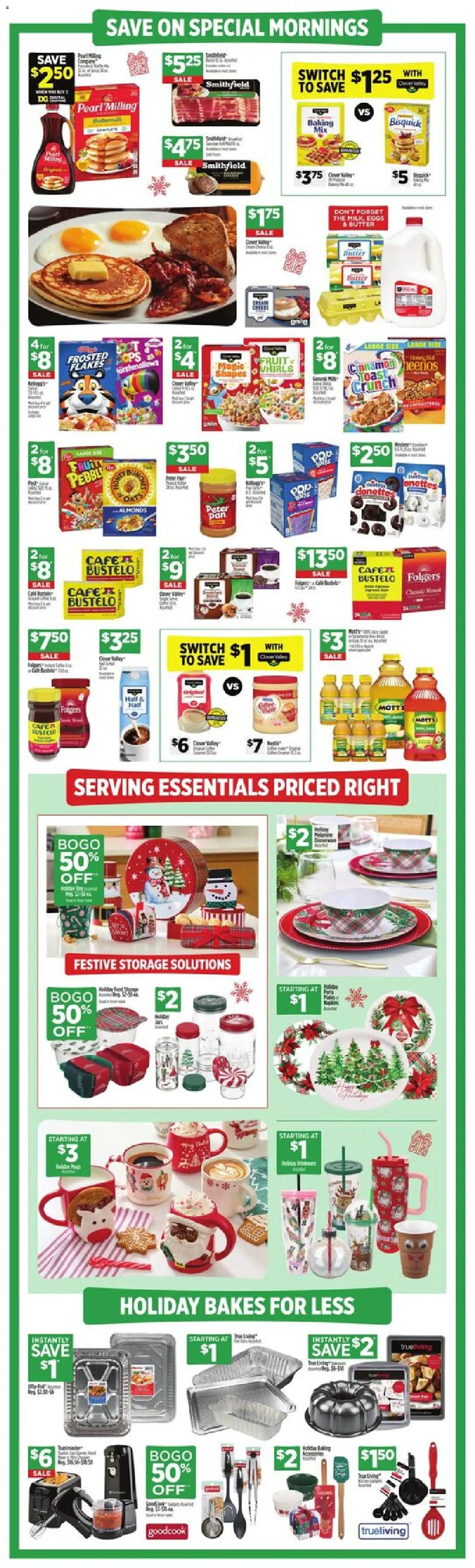 Dollar General Weekly Ad - valid from 07.12.2025 | Page: 12 | Products: Butter, Eggs, Switch