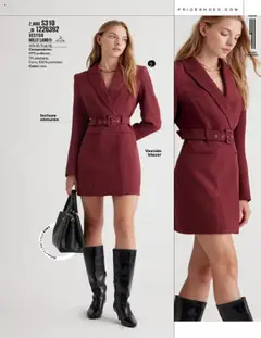 Nuevas ofertas de Price Shoes válidas en toda la República Mexicana desde el 28.07.2025. ¡Encuentra las mejores ofertas en Price Shoes - Catálogo Vestir! | Página: 43 | Productos: Cinturón, Vestido, Blazer, Vino