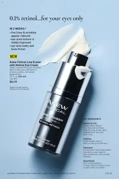 Avon Brochure - valid from 10.09.2025 | Page: 5 | Products: Eraser, Butter, Eye Cream, Water