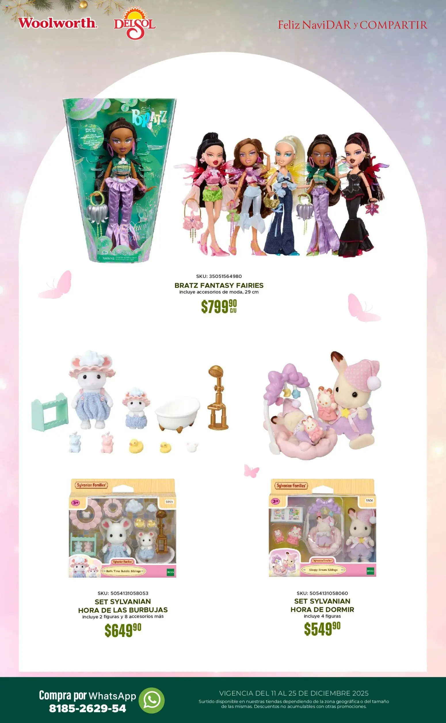 Nuevas ofertas de Del Sol y Woolworth válidas en toda la República Mexicana desde el 11.12.2025. ¡Encuentra las mejores ofertas en Del Sol y Woolworth catálogo! | Página: 5
