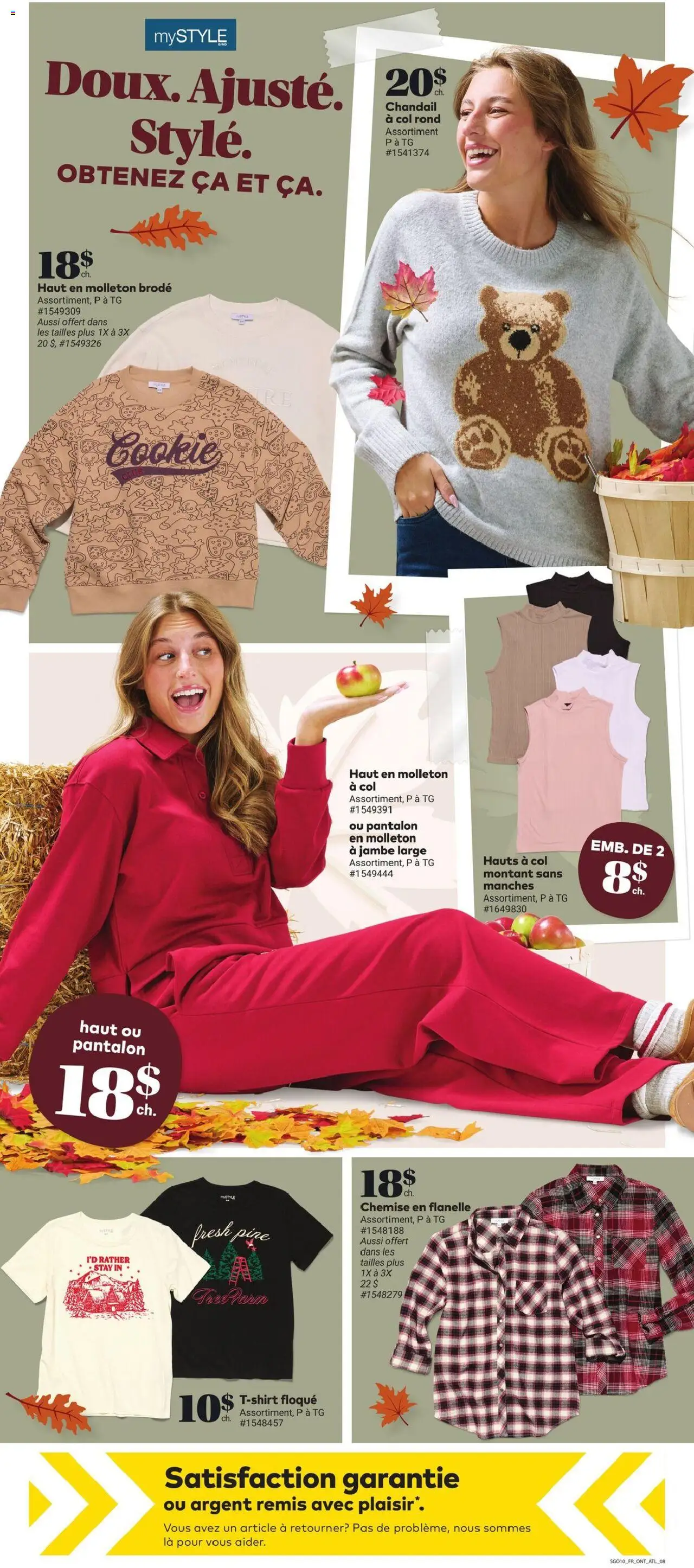 Giant Tiger flyer valid from 08.10.2025 | Page: 10 | Products: T-shirt, Shirt, Tshirt, Sweater