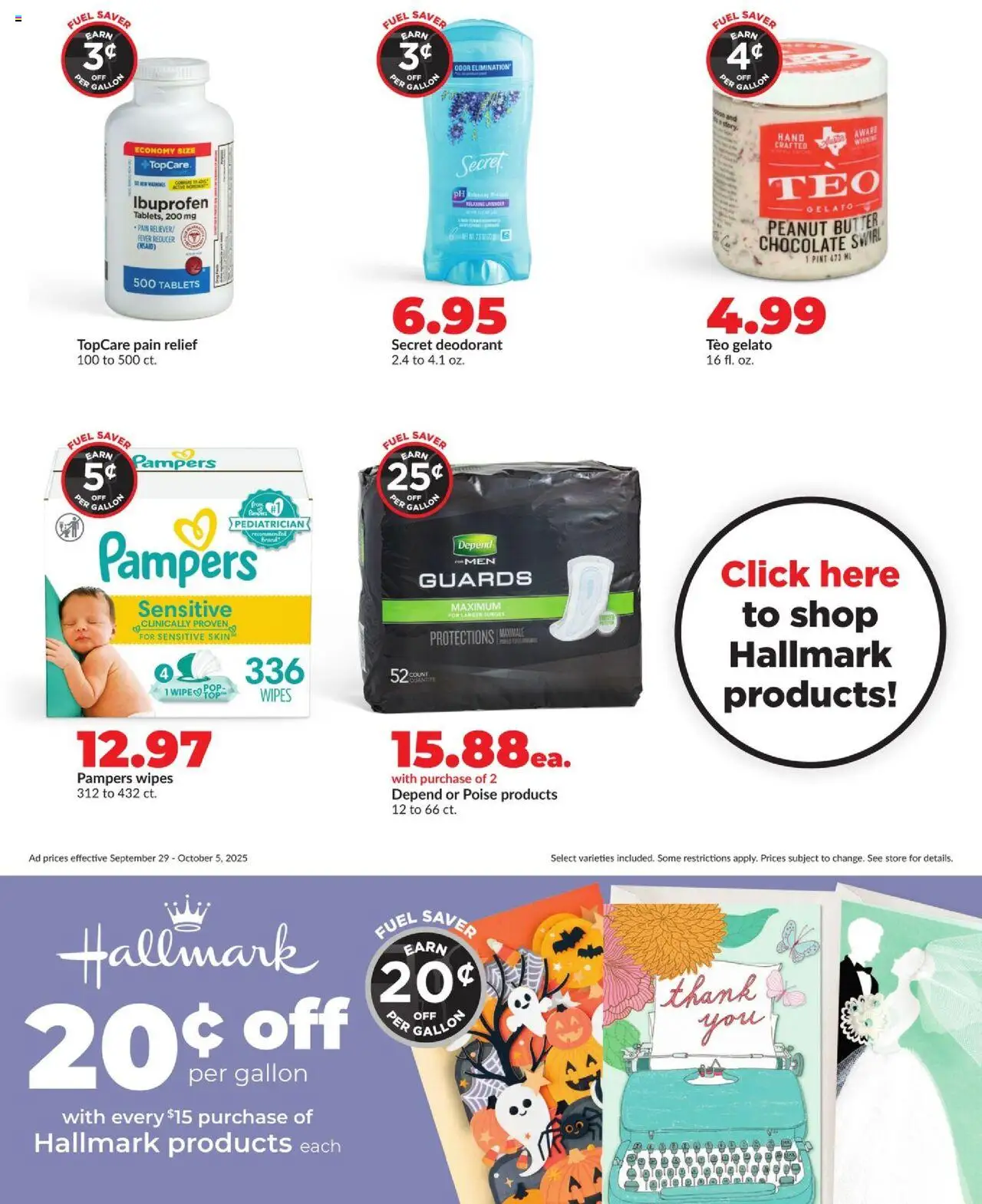 HyVee Weekly Ad - valid from 29.09.2025 | Page: 8 | Products: Butter, Chocolate, Deodorant