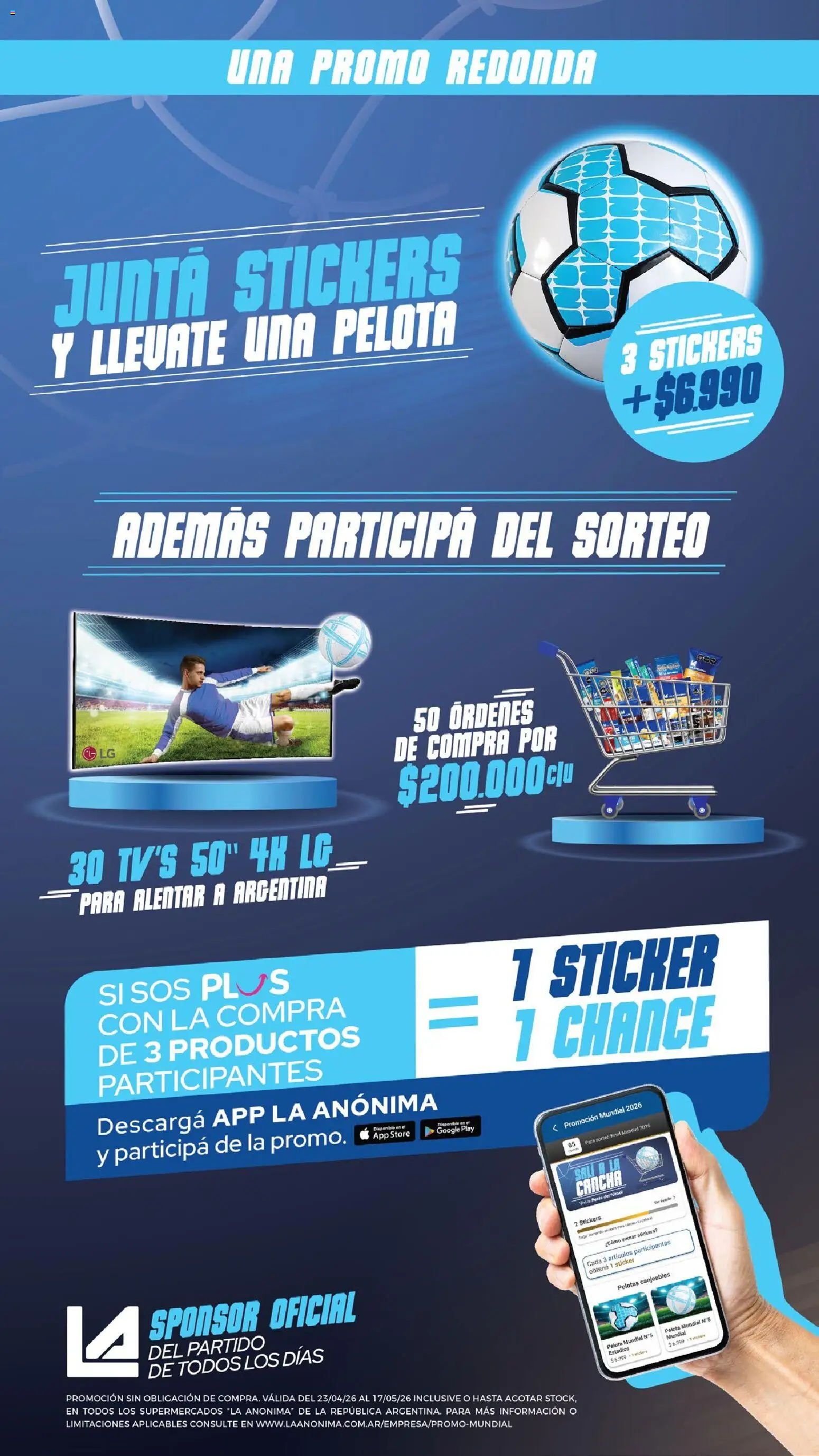La Anonima catálogo │ válido desde el 23.04.2026 | Página: 2 | Productos: Pelota