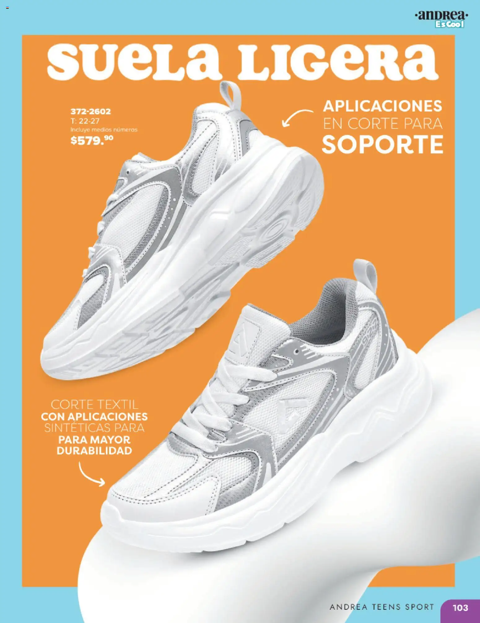 Nuevas ofertas de Andrea válidas en toda la República Mexicana desde el 25.05.2025. ¡Encuentra las mejores ofertas en Andrea catálogo Colegial ! | Página: 103