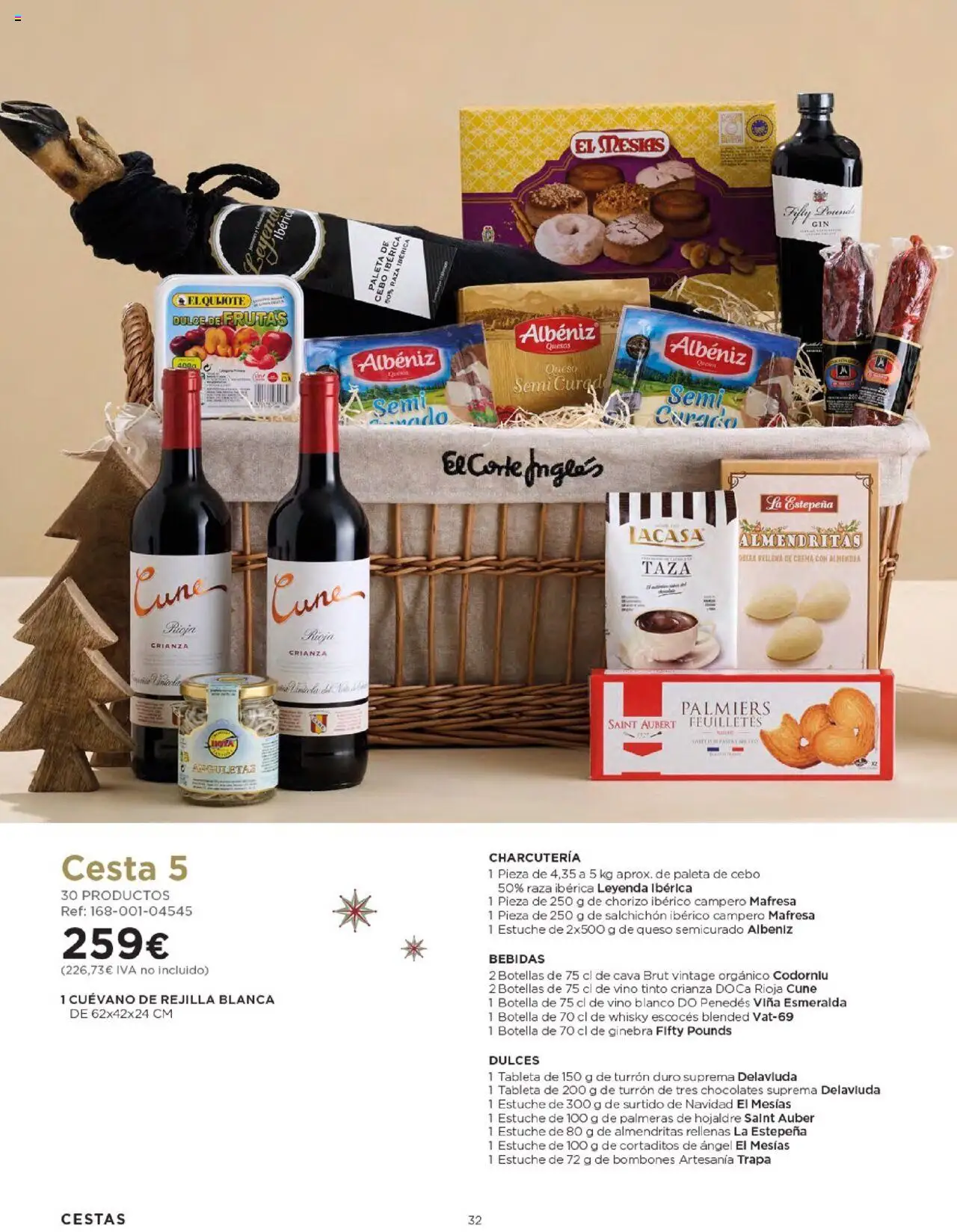 Nuevas ofertas de El Corte Inglés válidas en toda la República Mexicana desde el 03.10.2025. ¡Encuentra las mejores ofertas en El Corte Inglés - Catálogo Cestas Navidad 2025! | Página: 32 | Productos: Taza, Estuche, Botella, Tableta