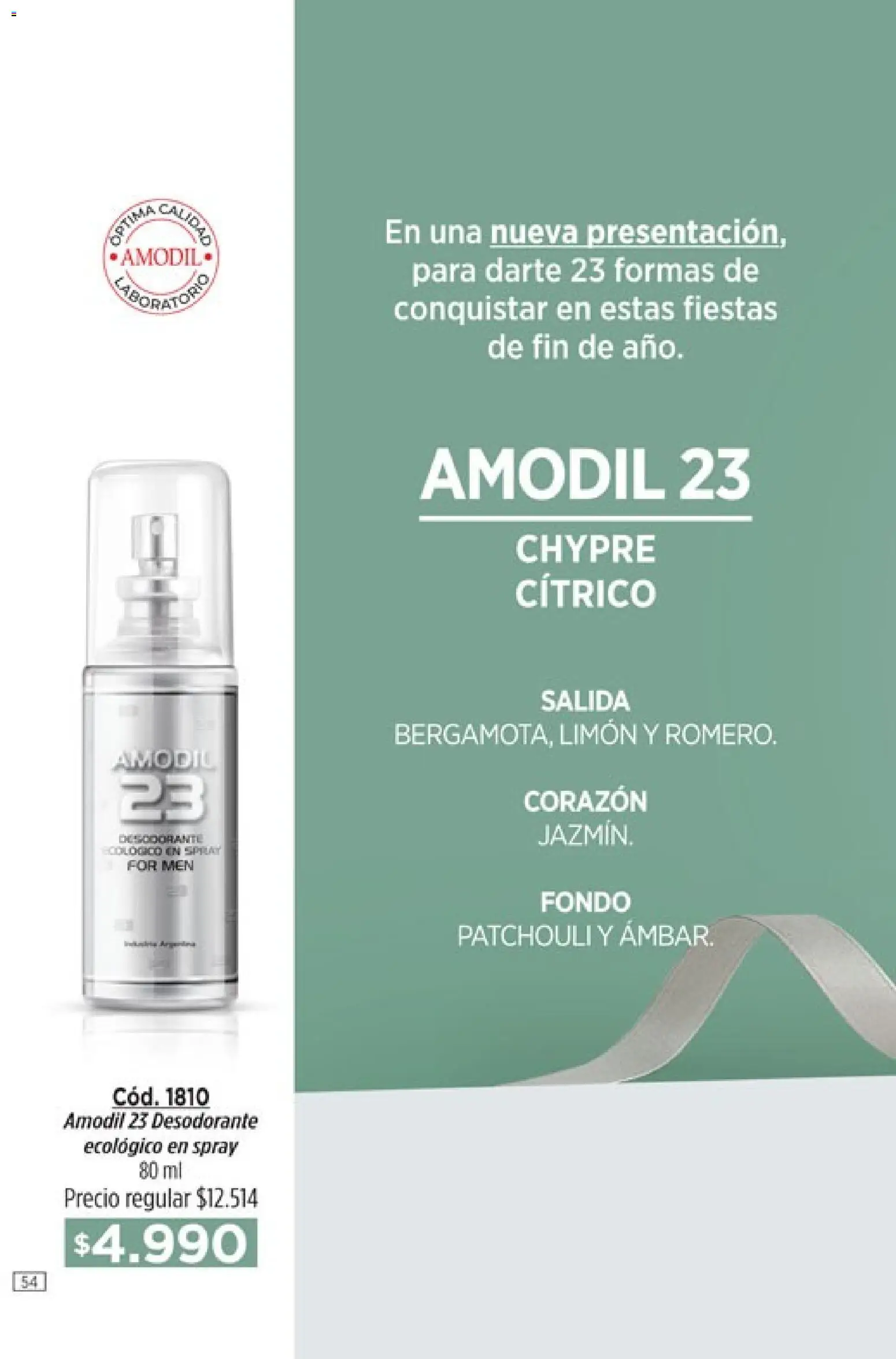 Amodil - Campaña 18/2025 │ válido desde el 30.11.2025 | Página: 54 | Productos: Desodorante, Limón