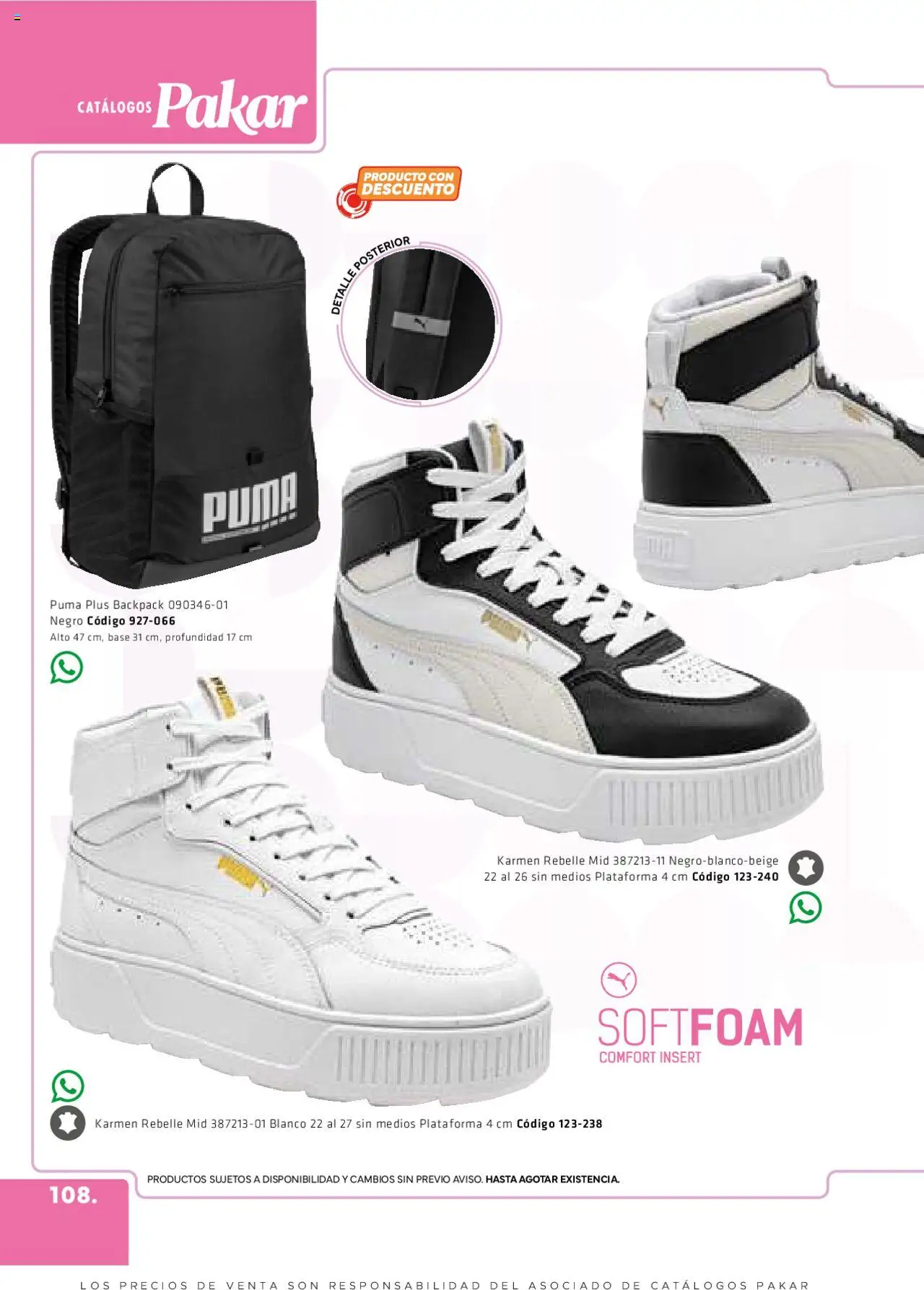 Nuevas ofertas de SC Pakar válidas en toda la República Mexicana desde el 06.03.2025. ¡Encuentra las mejores ofertas en SC Pakar catálogo Women! | Página: 108