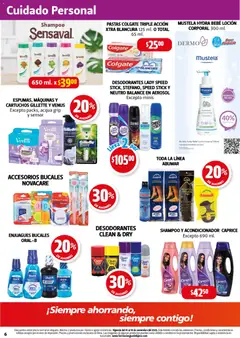 Vista previa de Farmacia Guadalajara catálogo, nuevo folleto de la tienda, válido en México a partir del 01.11.2025 | Página: 6 | Productos: Loción, Hilo dental, Acondicionador, Sobre