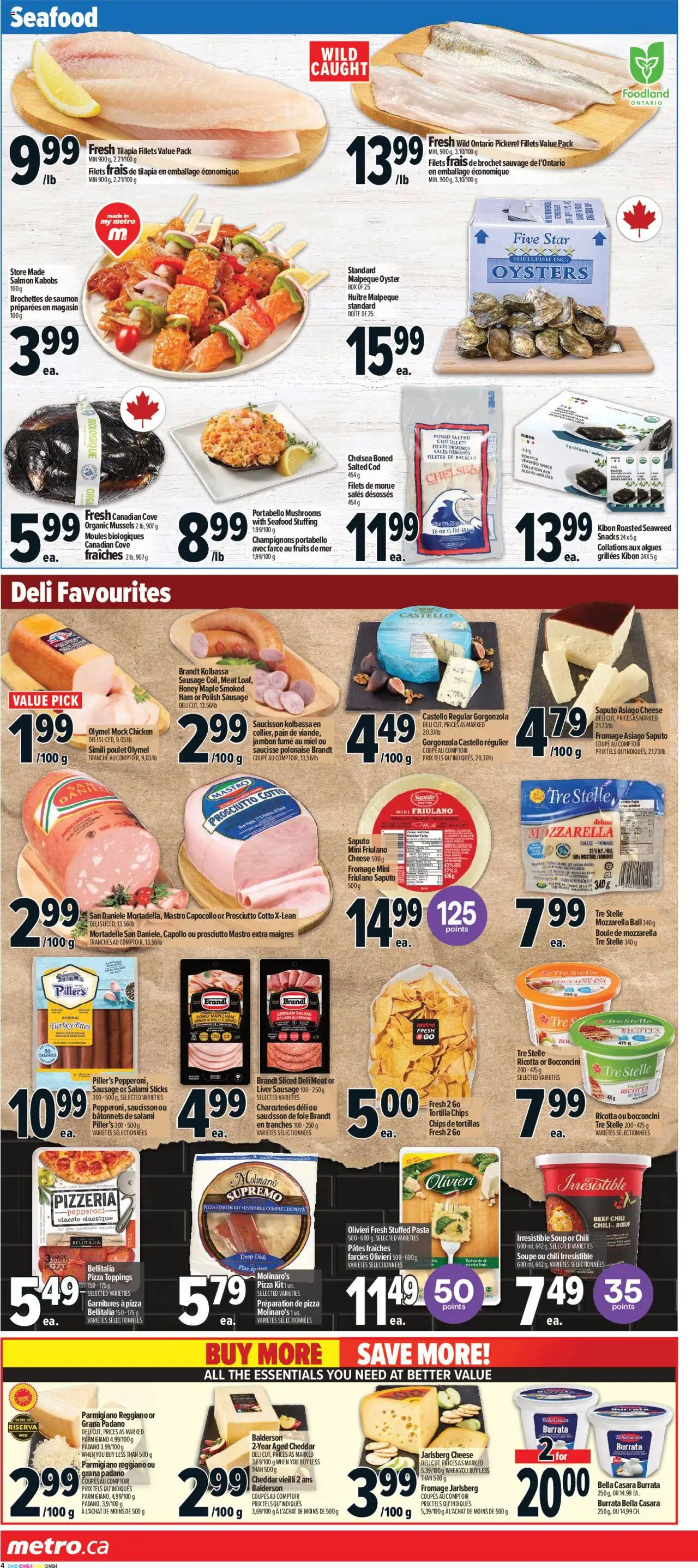 Metro flyer valid from 25.09.2025 | Page: 9 | Products: Pasta, Chips, Turkey, Pizza
