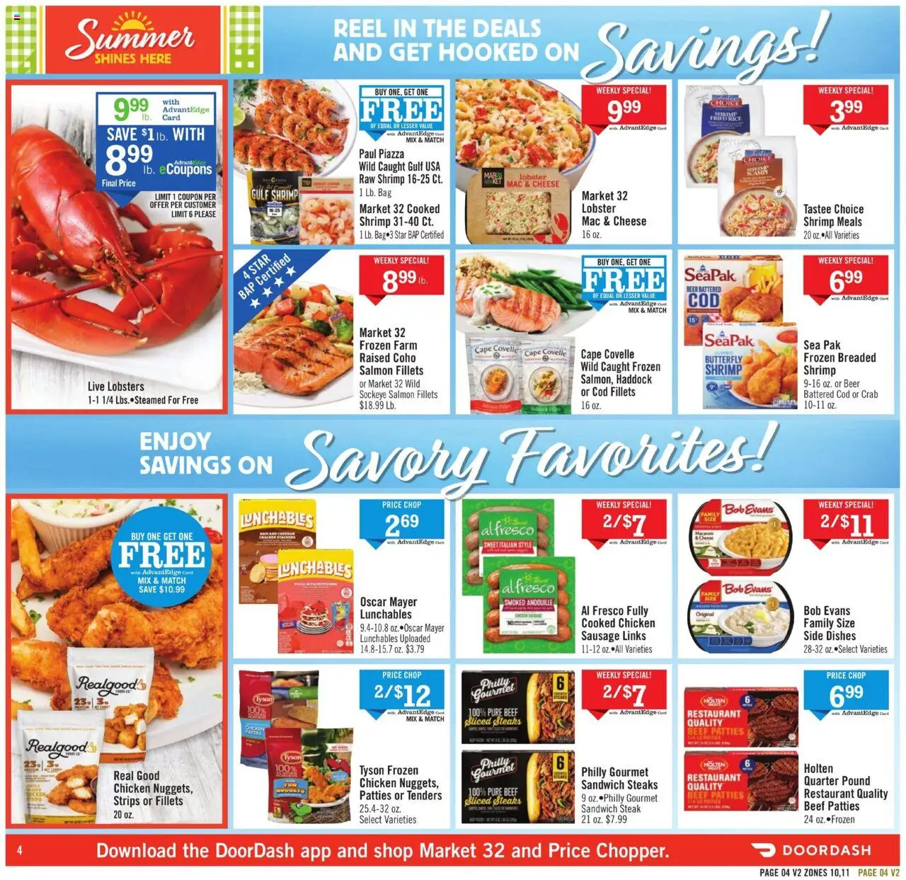 Price Chopper Weekly Ad - valid from 17.08.2025 | Page: 4 | Products: Cheese, Beer, Beef, Sausage