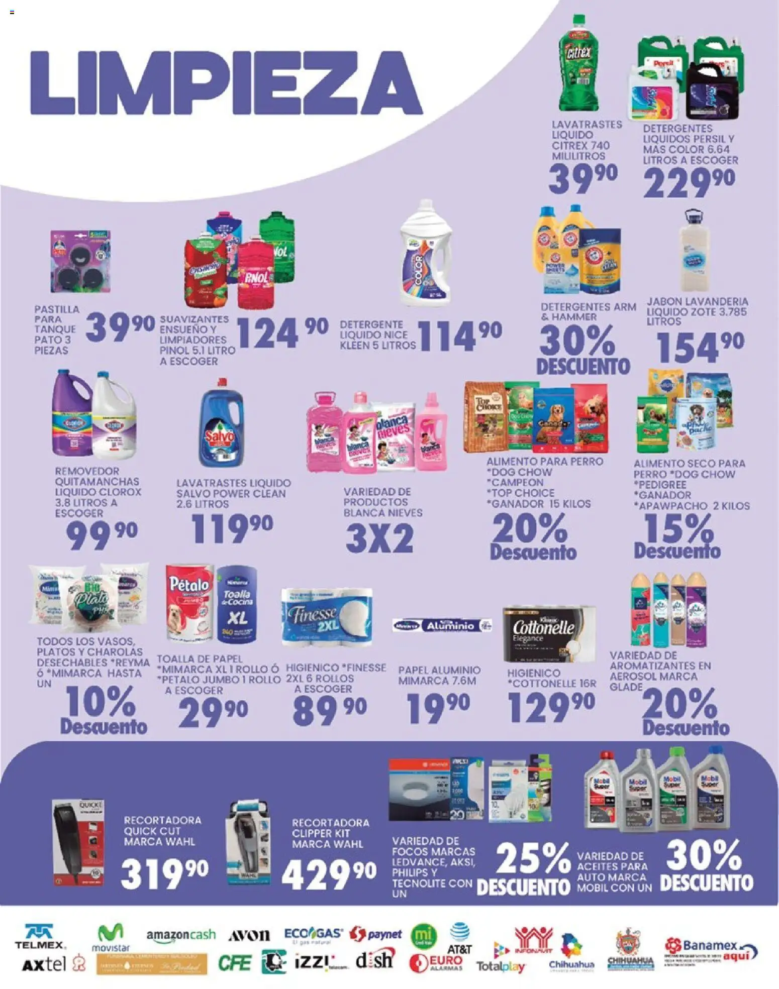 Nuevas ofertas de Alsuper válidas en toda la República Mexicana desde el 20.02.2026. ¡Encuentra las mejores ofertas en Alsuper folleto Chihuahua Capital! | Página: 5 | Productos: Detergente, Toalla, Top, Jabón