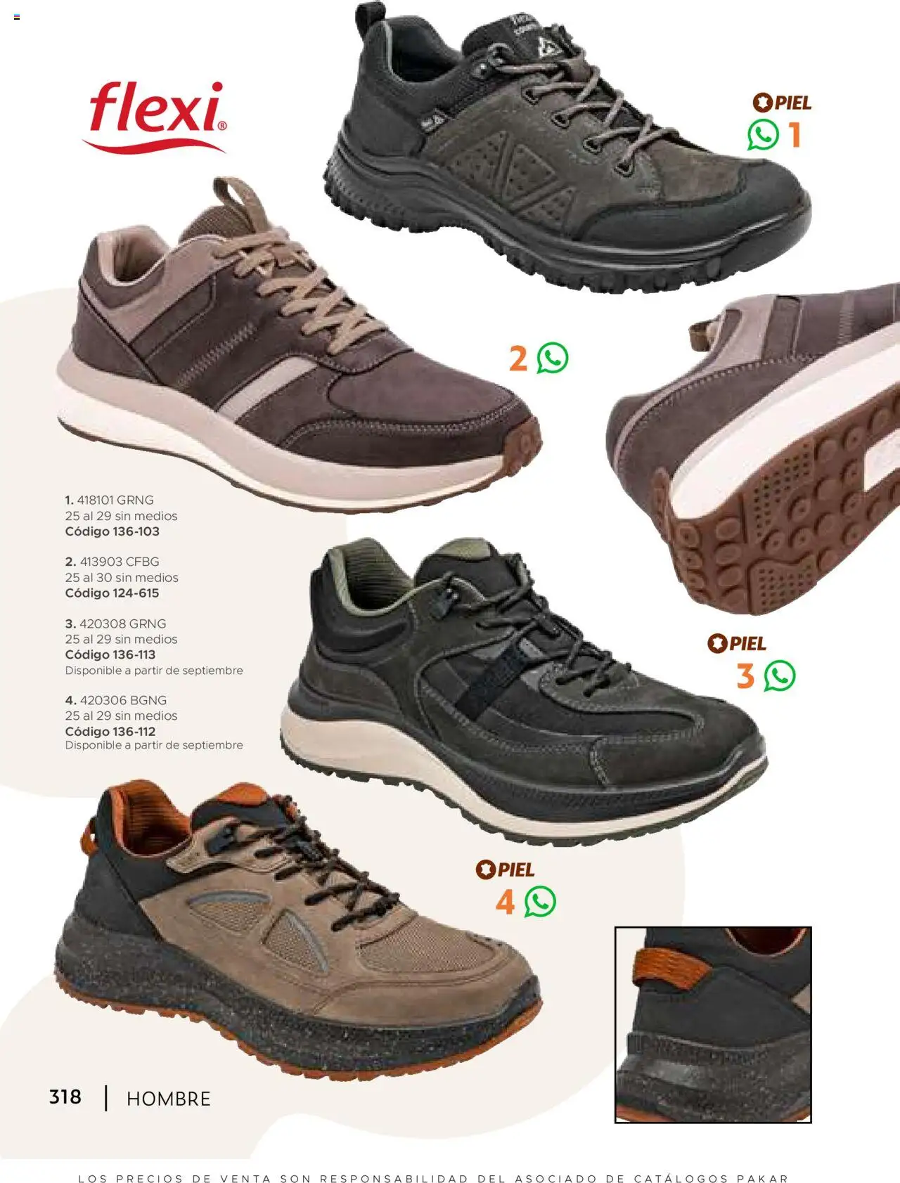 Nuevas ofertas de SC Pakar válidas en toda la República Mexicana desde el 24.07.2025. ¡Encuentra las mejores ofertas en SC Pakar - Catálogo Hombre otoño / invierno! | Página: 318