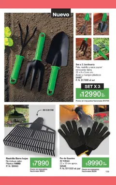 Vista previa Gigot - CAMPAÑA 03 válido desde el 01.03.2026 | Página: 159 | Productos: Rastrillo, Guantes