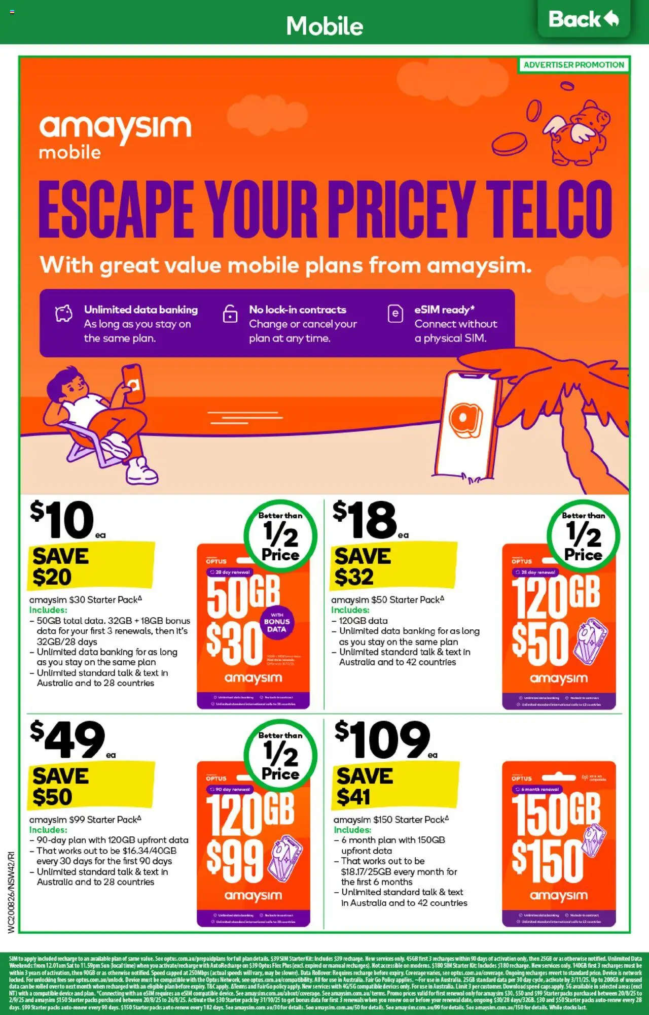 Woolworths catalogue - valid from 20.08.2025 | Page: 42 | Products: Device, Mobile