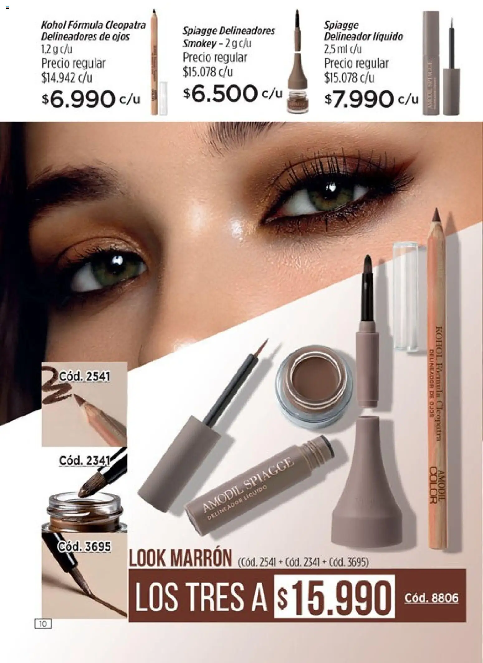 Catálogo Amodil Campaña 6 │ válido desde el 04.03.2026 | Página: 10 | Productos: Delineador de ojos, Delineador