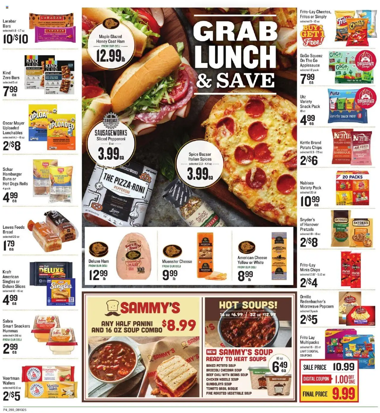 Lowes Foods Weekly Ad - GA - valid from 13.08.2025 | Page: 4 | Products: Chips, Nuts, Coat, Kettle