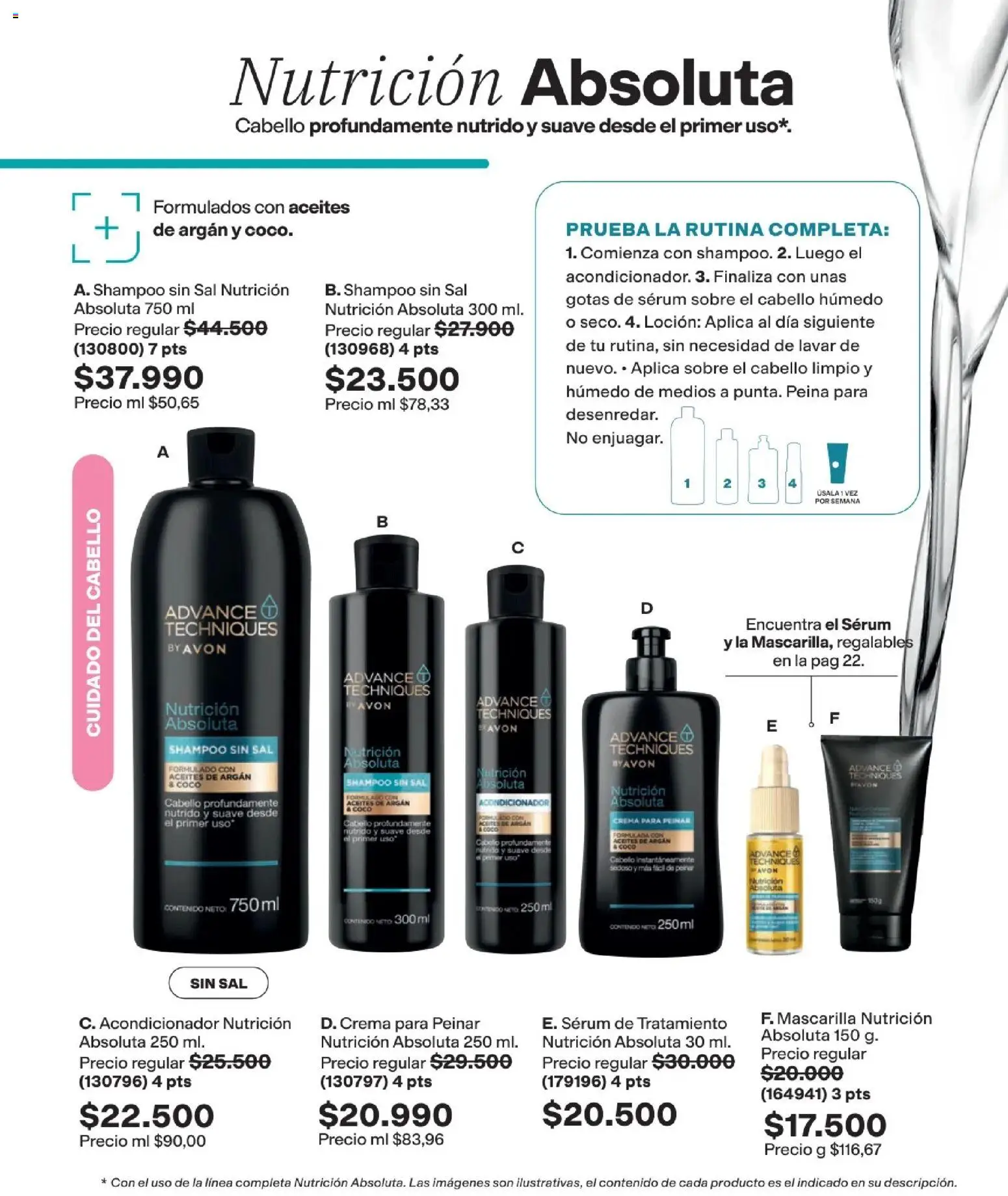 Avon revista - valida desde el 25.03.2026 | Página: 180 | Productos: Sobre, Loción, Mascarilla, Coco