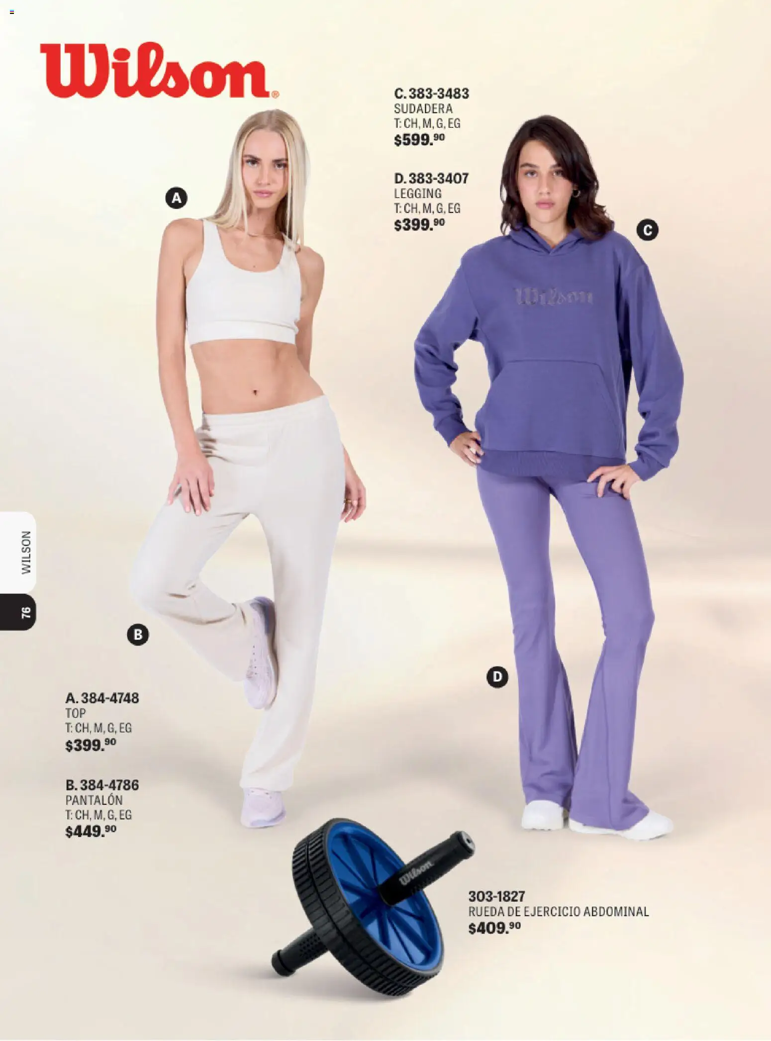 Nuevas ofertas de Andrea válidas en toda la República Mexicana desde el 31.10.2025. ¡Encuentra las mejores ofertas en Andrea catálogo Wilson! | Página: 2 | Productos: Sudadera