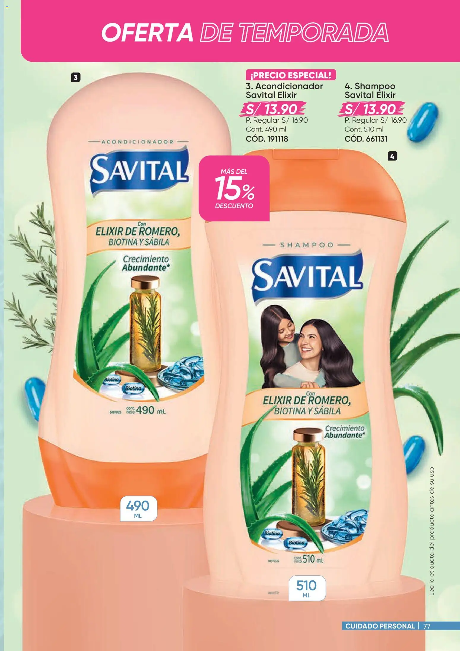 Catálogo Azzorti válido desde 26.01.2026 | Página: 77 | Productos: Shampoo, Acondicionador