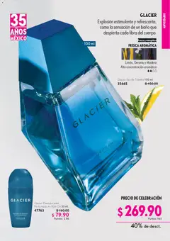 Vista previa de Oriflame campaña 3 2026, nuevo folleto de la tienda, válido en México a partir del 14.02.2026 | Página: 9 | Productos: Desodorante, Baño, Eau de toilette