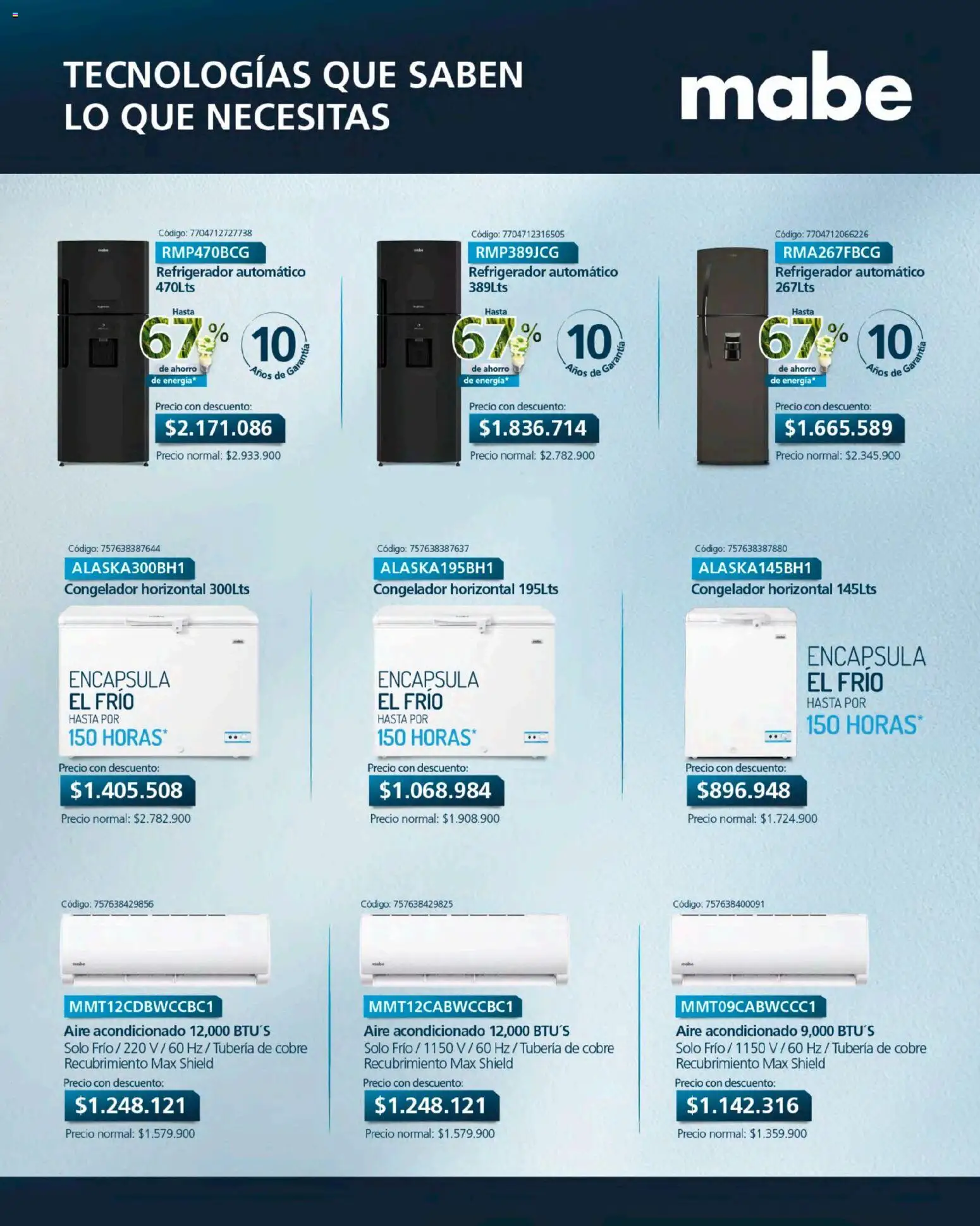 Olímpica revista - valida desde el 20.02.2026 | Página: 7 | Productos: Refrigerador, Congelador, Aire acondicionado, Tubería