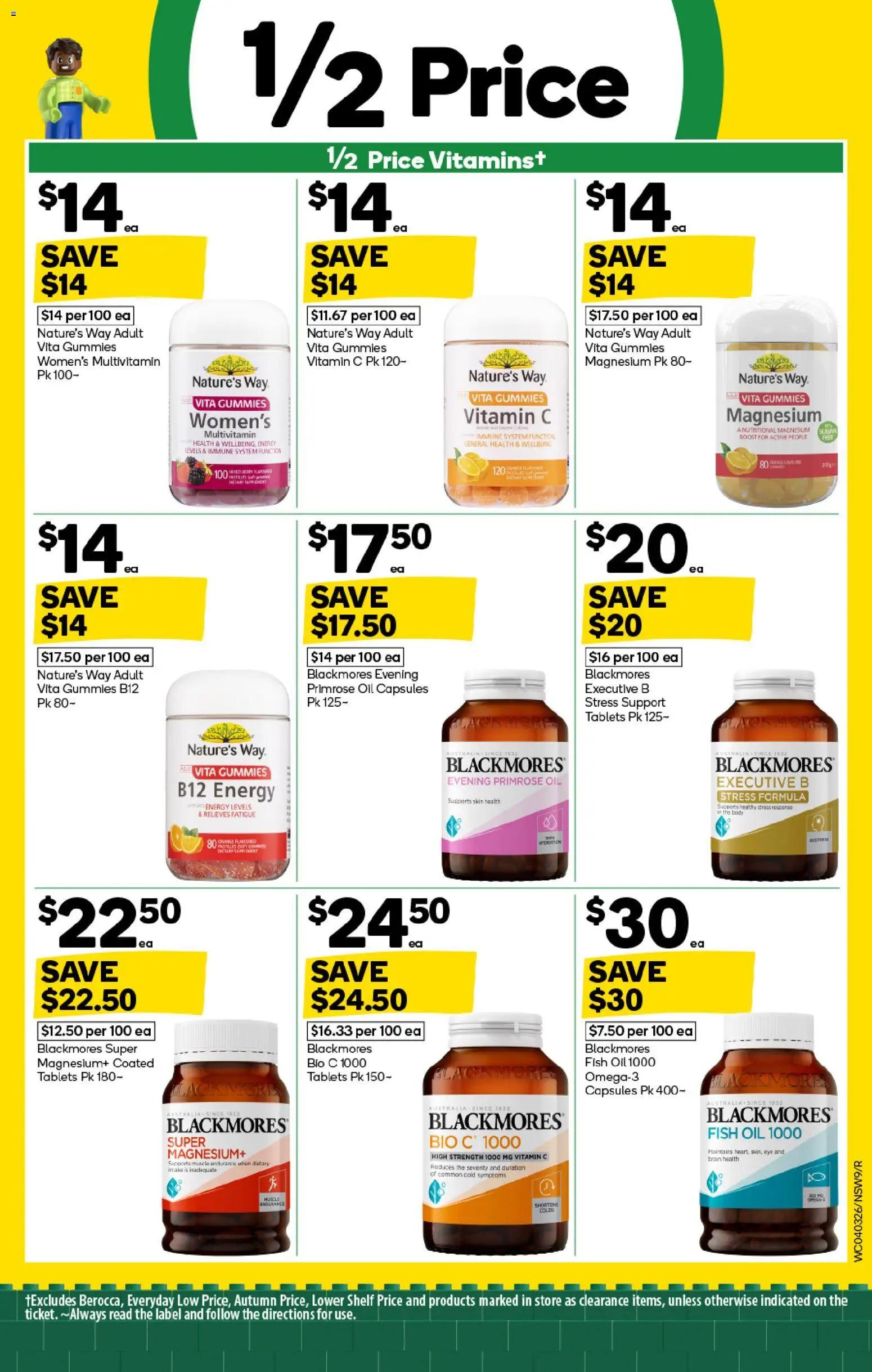 Woolworths catalogue - valid from 04.03.2026 | Page: 9 | Products: Oil, Fish oil, Tablets, Vitamin