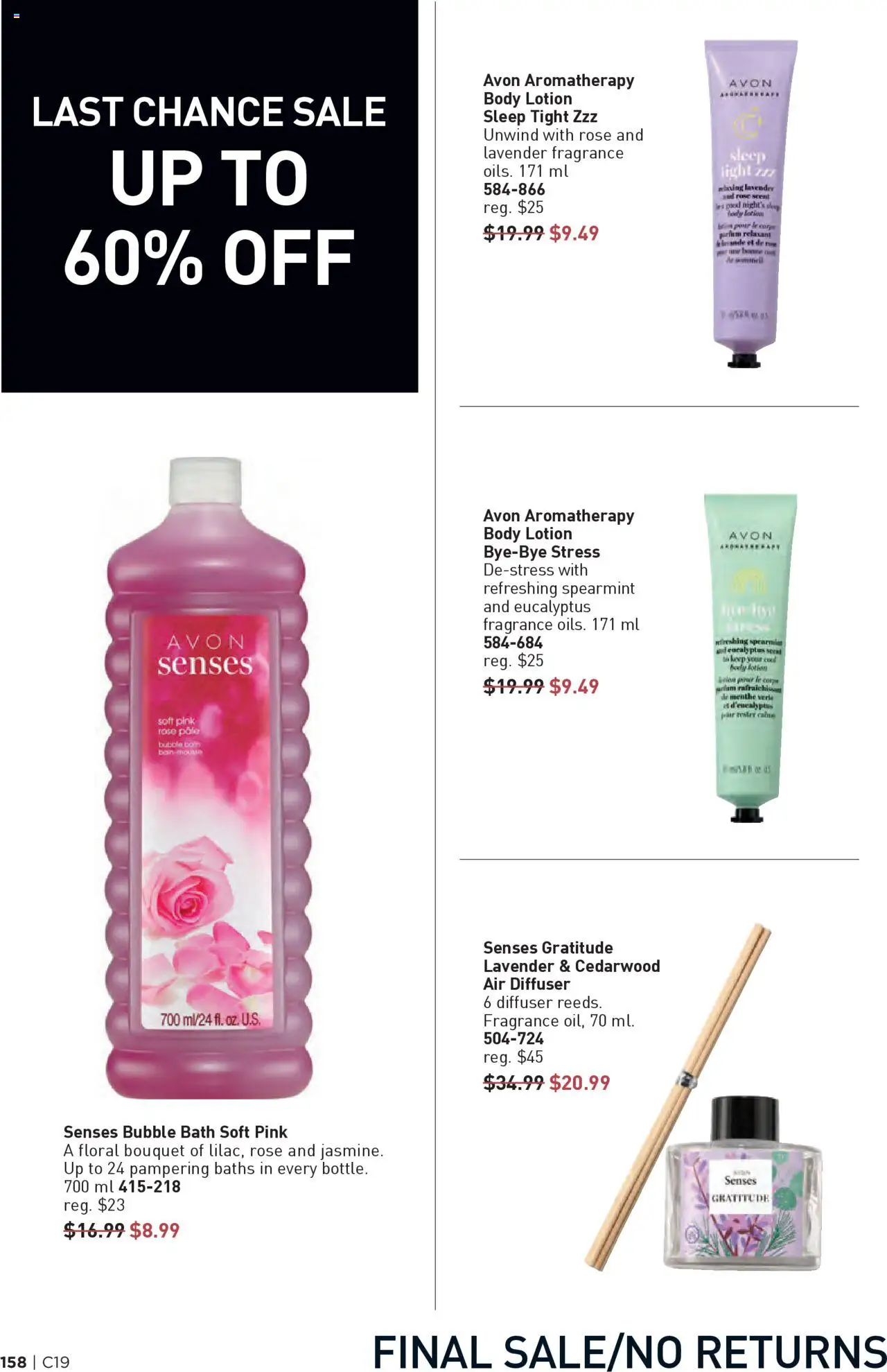 Avon flyer valid from 11.09.2025 | Page: 158 | Products: Fragrance, Body lotion, Bubble bath, Bath