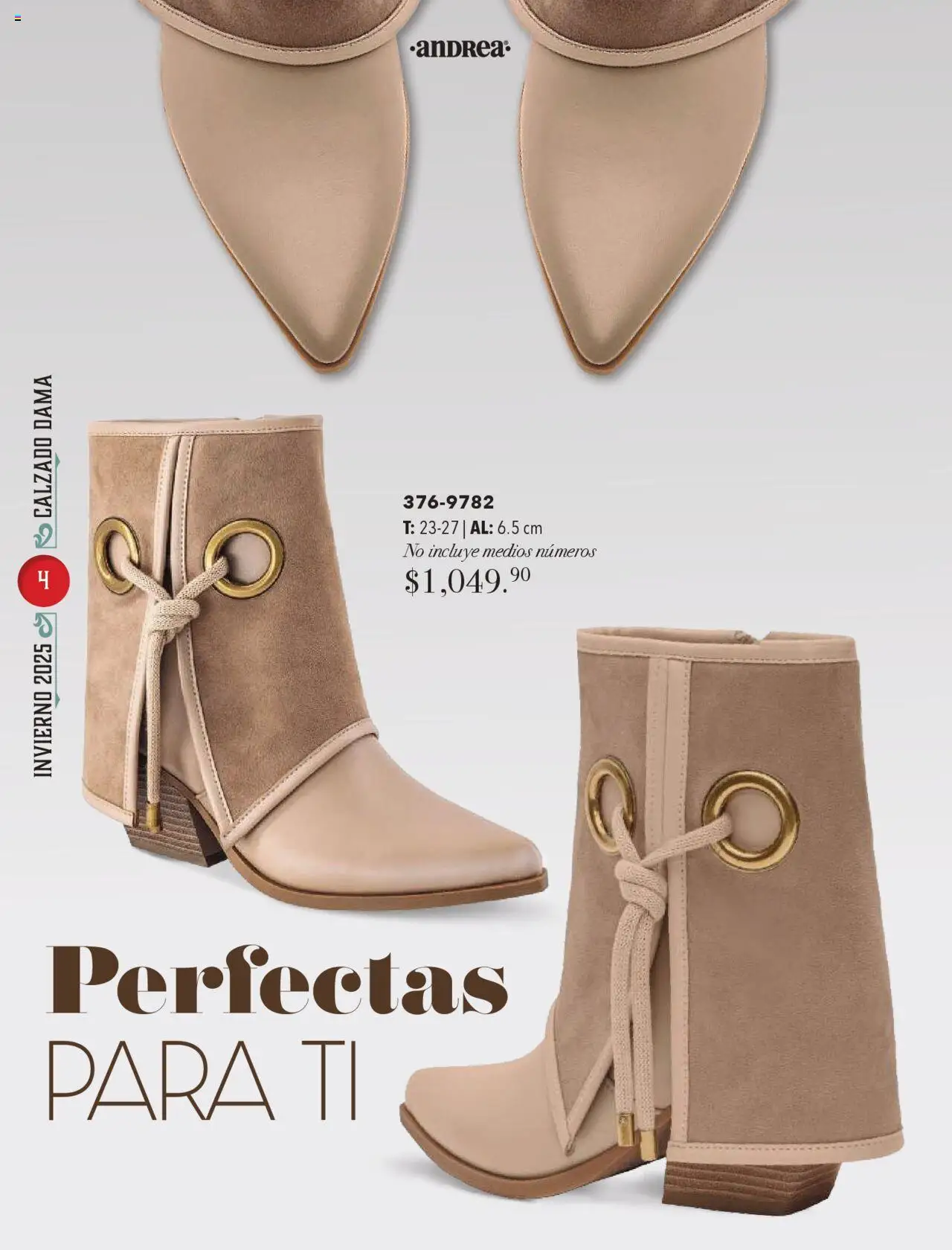 Nuevas ofertas de Andrea válidas en toda la República Mexicana desde el 13.10.2025. ¡Encuentra las mejores ofertas en Andrea - Catálogo Invierno! | Página: 4