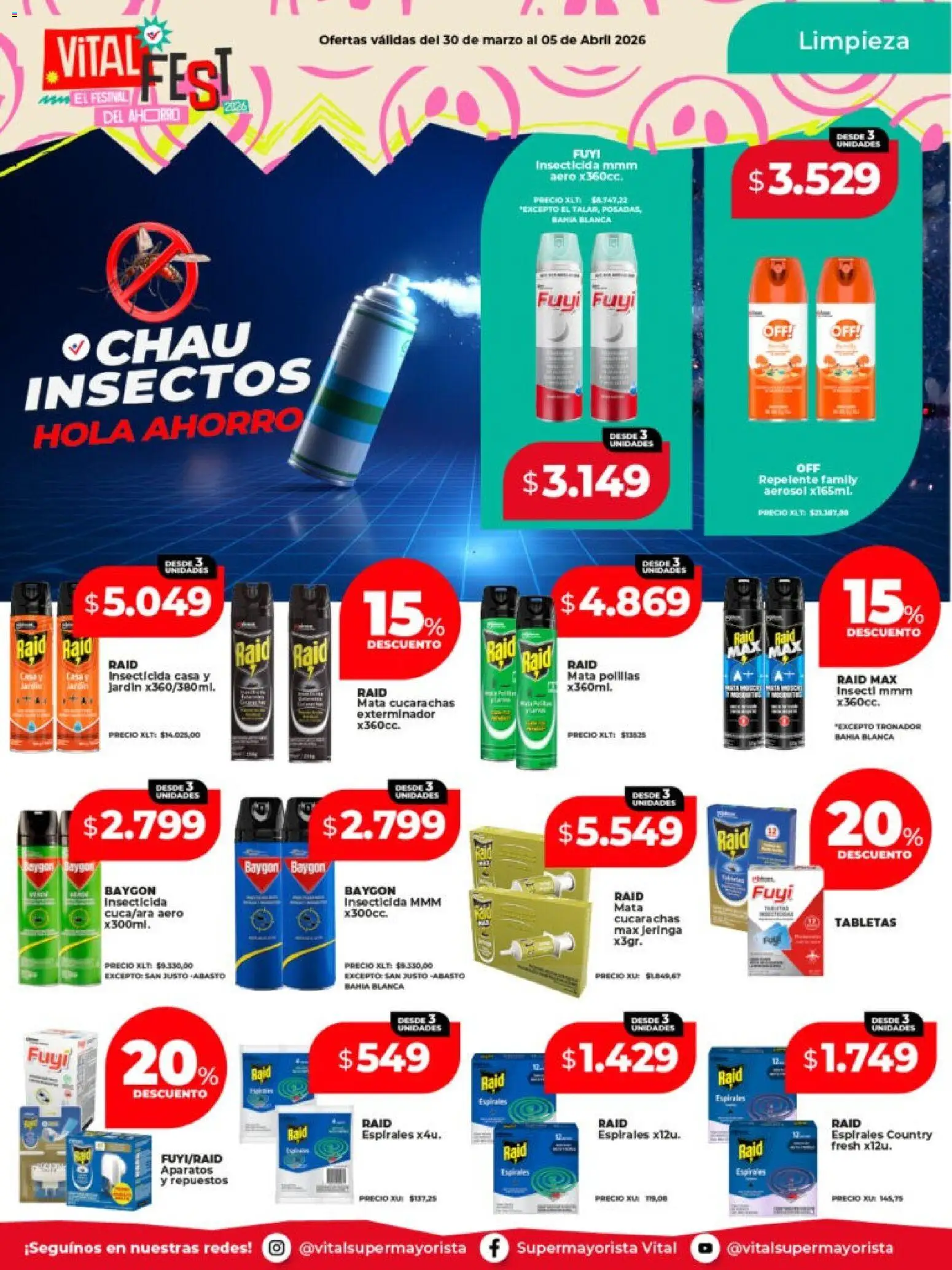Vital - Ofertas - Posadas │ válido desde el 30.03.2026 | Página: 11 | Productos: Repelente, Insecticida