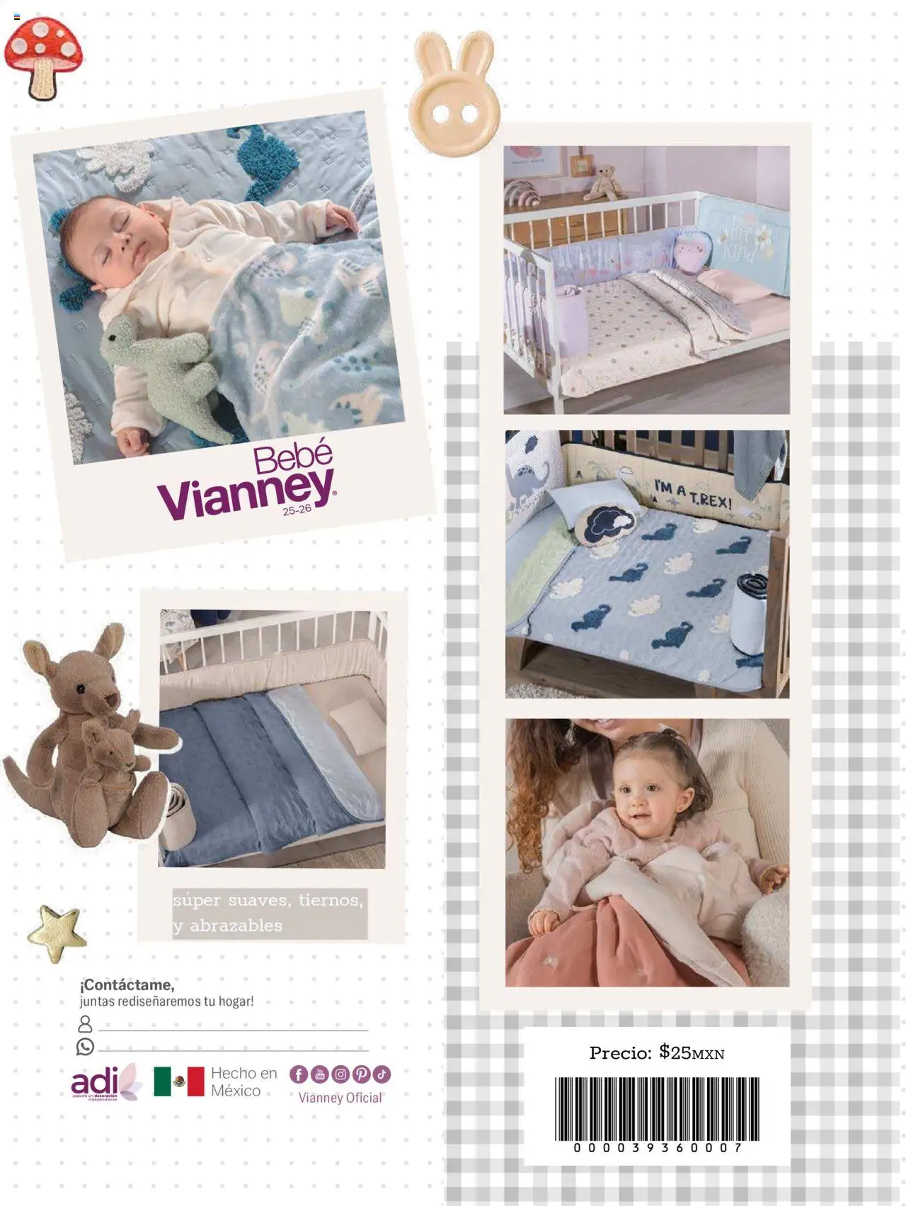 Nuevas ofertas de Vianney válidas en toda la República Mexicana desde el 15.08.2025. ¡Encuentra las mejores ofertas en Vianney - Catálogo Bebé! | Página: 108