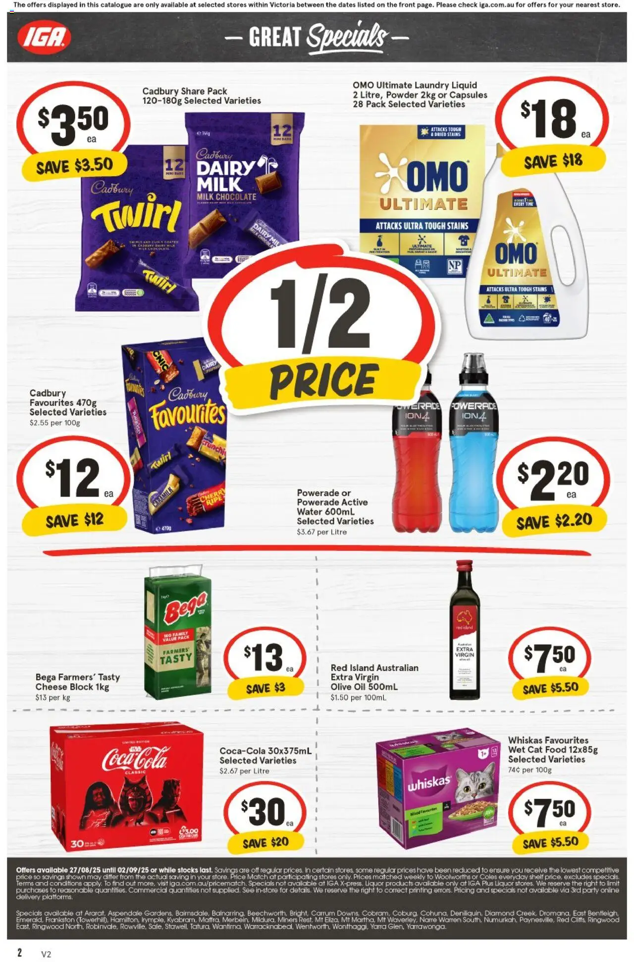 IGA catalogue - valid from 27.08.2025 | Page: 3 | Products: Shelf, Powder, Milk, Dairy