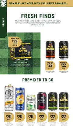 Preview of Dan Murphy's - Low, Low Prices For the Long, Long Weekend - QLD - valid from 19.03.2026 | Page: 27 | Products: Lemon, Mango, Lime, Raspberry