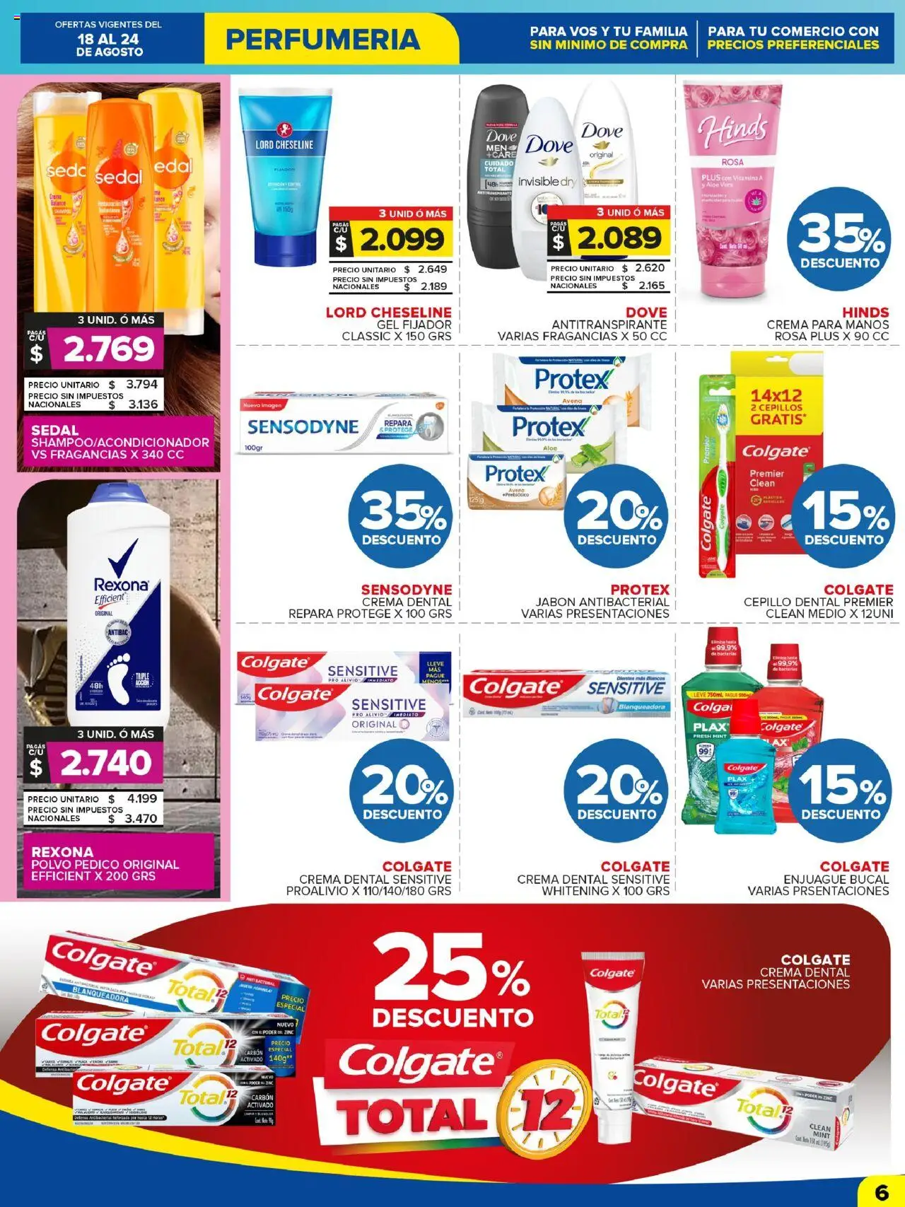 Carrefour Maxi catálogo - CABA │ válido desde el 18.08.2025 | Página: 6 | Productos: Polvo, Cepillo, Fijador, Antitranspirante