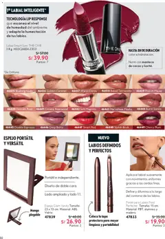 Vista previa de folleto Oriflame - Campaña 01 de la Oriflame válido desde 27.12.2025 | Página: 50 | Productos: Pincel, Espejo
