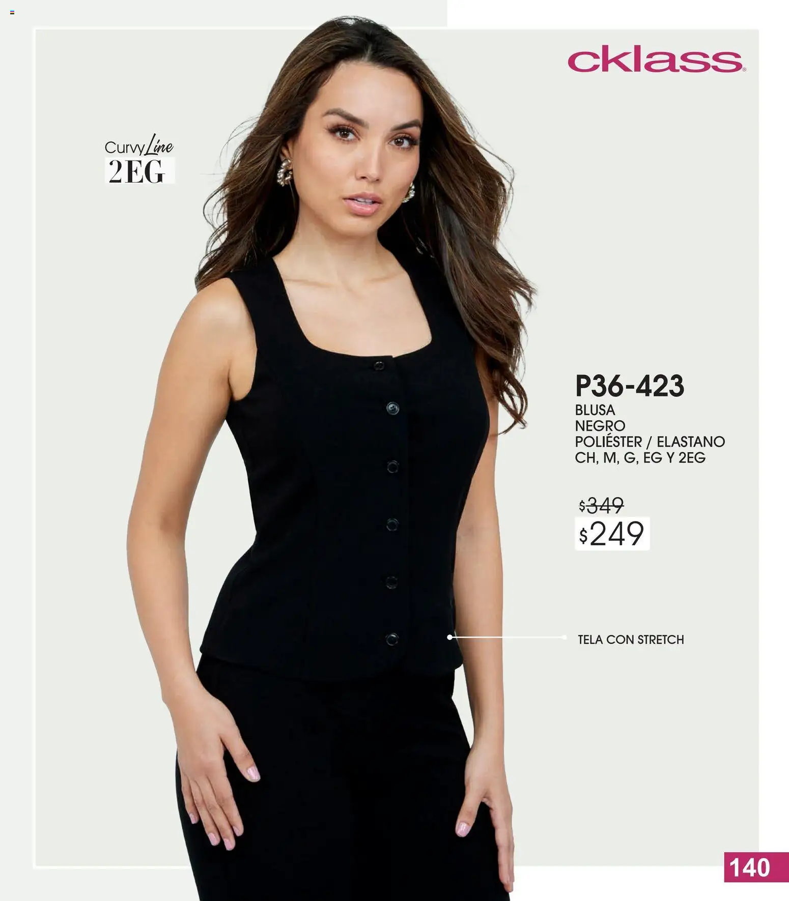 Nuevas ofertas de Cklass válidas en toda la República Mexicana desde el 13.02.2026. ¡Encuentra las mejores ofertas en Cklass catálogo Especial Fashionline! | Página: 141 | Productos: Blusa