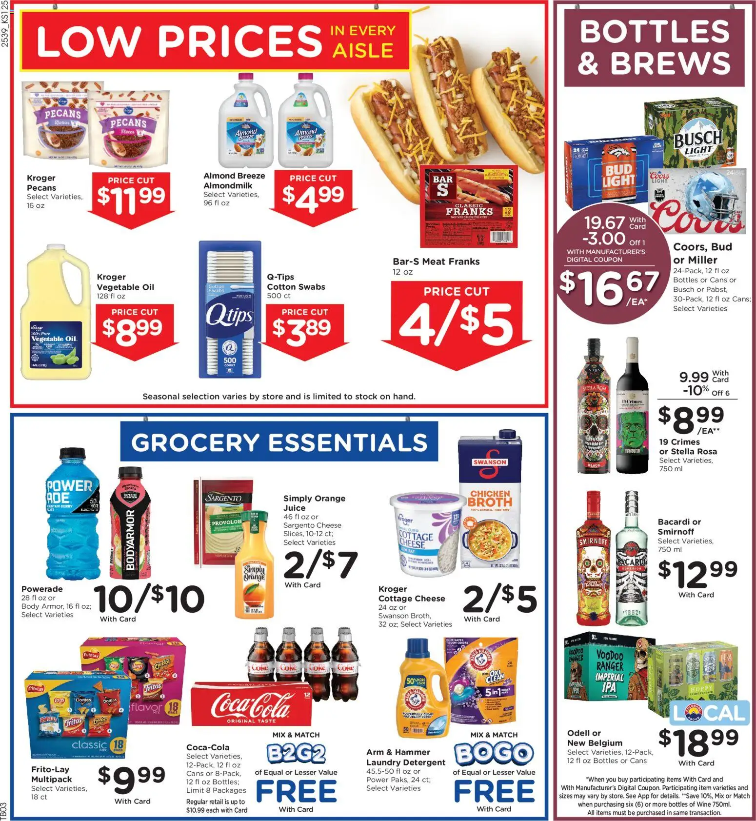 King Soopers Weekly Ad - valid from 29.10.2025 | Page: 8 | Products: Hammer, Cheese, Wine, Cottage cheese