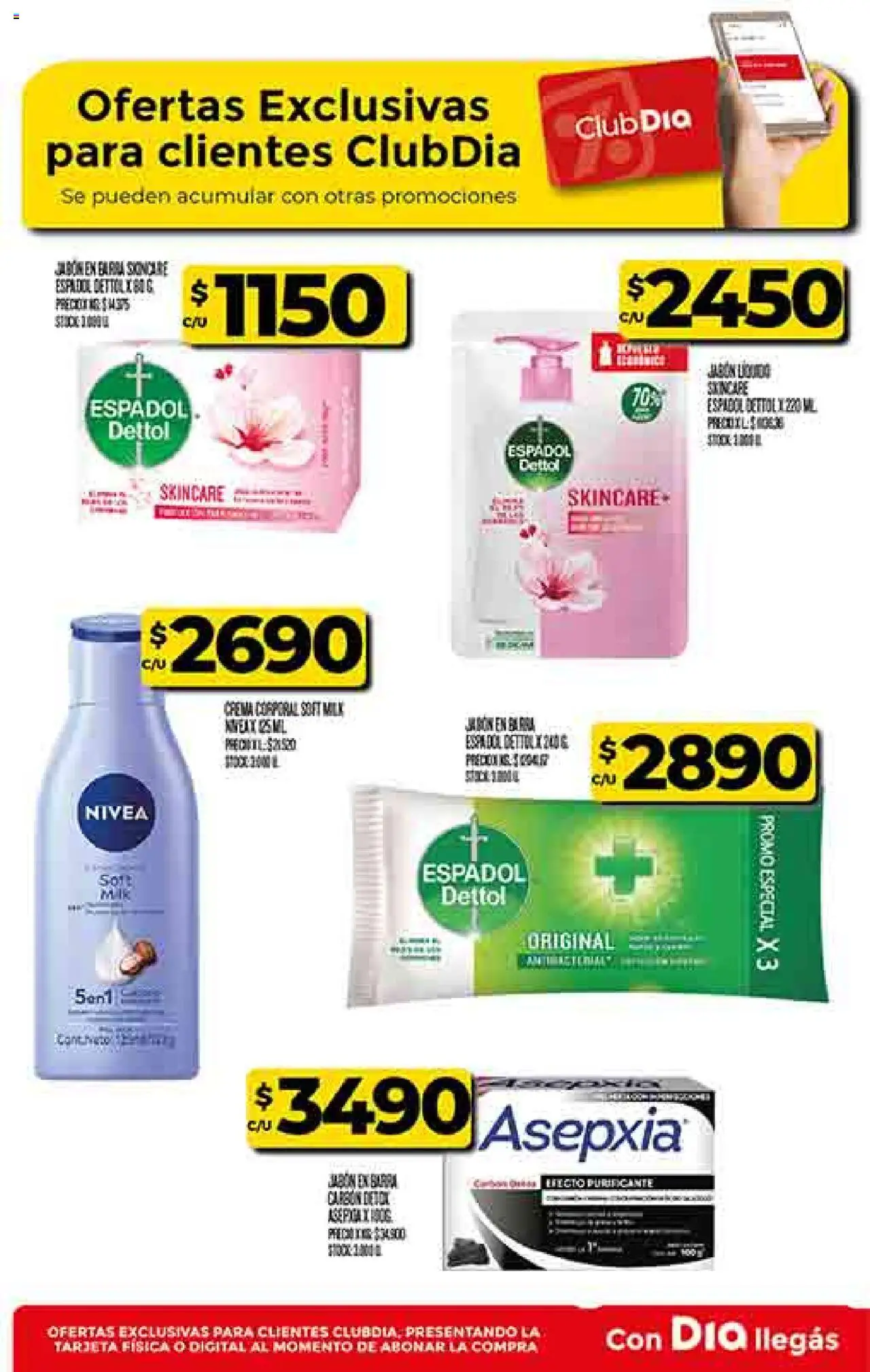 Supermercado DIA Ofertas │ válido desde el 08.10.2025 | Página: 50 | Productos: Jabón, Crema