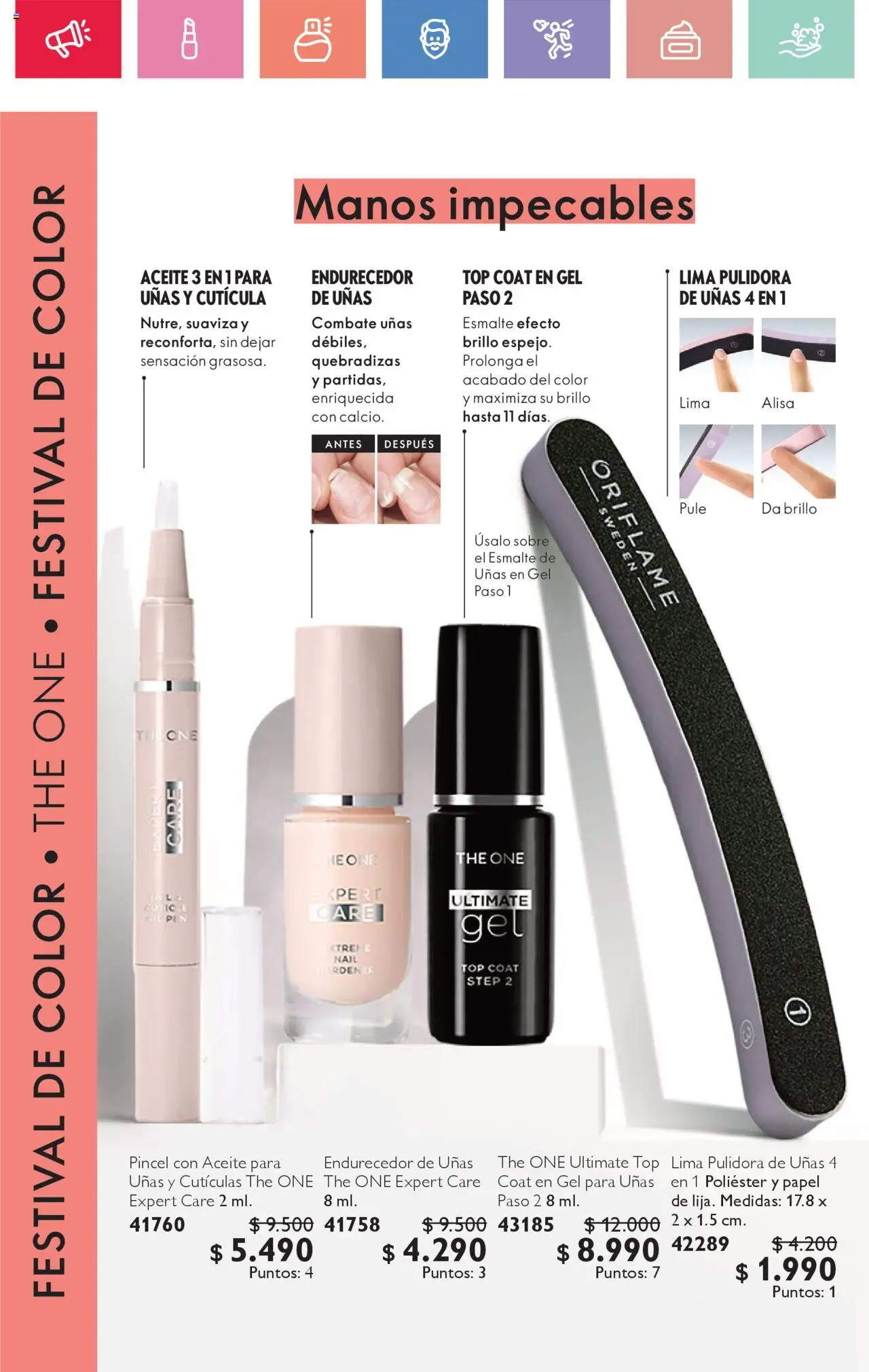 Oriflame catálogo │ válido desde el 21.06.2025 | Página: 24 | Productos: Lima, Brillo, Pulidora de uñas, Sobre